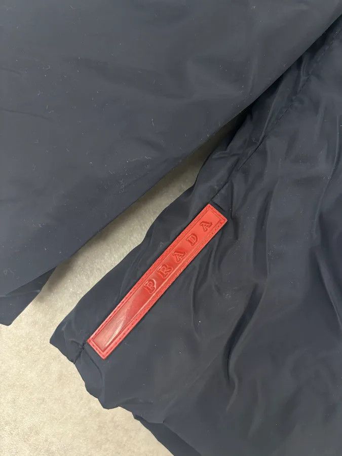 Prada 2000s Prada Navy Linea Rossa Windbreaker Jacket Size US M / EU 48-50 / 2 - 10 Thumbnail