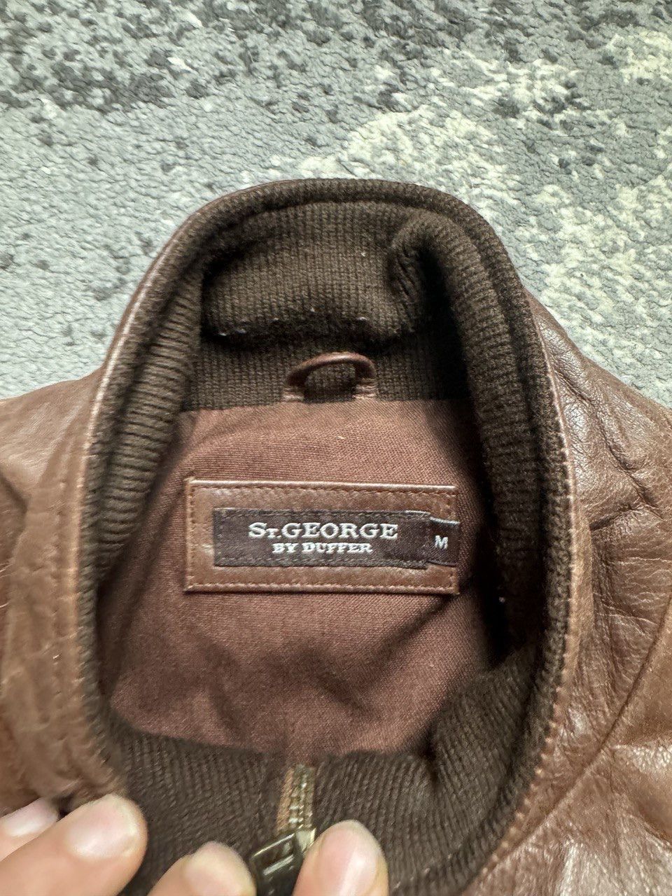 Vintage Vintage y2k Leather Motorcycle Brown Bomber Avantgarse Jack Size US M / EU 48-50 / 2 - 6 Thumbnail