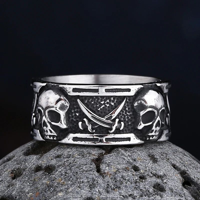 Japanese Brand × Jewelry × Vintage Two Skull Ring Size ONE SIZE - 1 Thumbnail