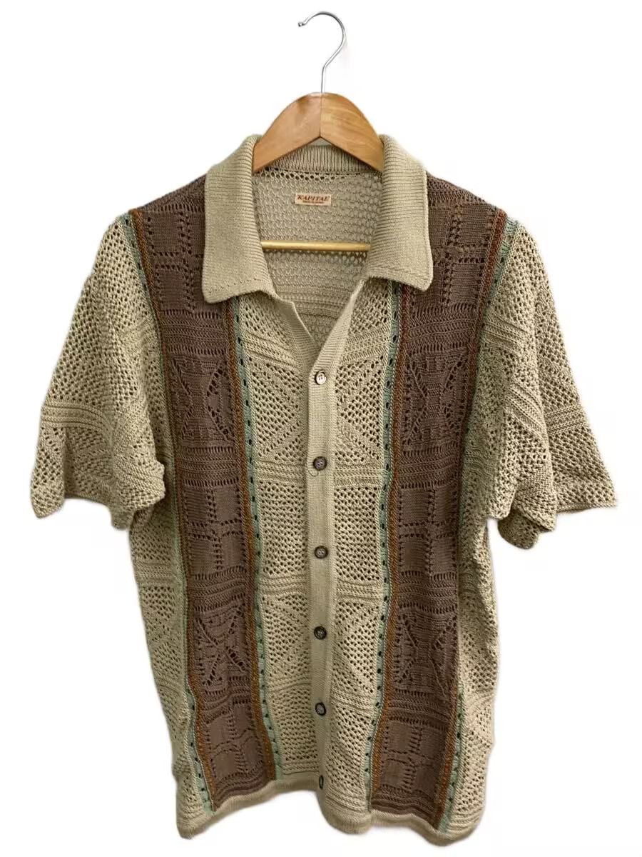 Kapital Camp Collar Knit Short Sleeve Shirt Size US L / EU 52-54 / 3 - 1 Thumbnail