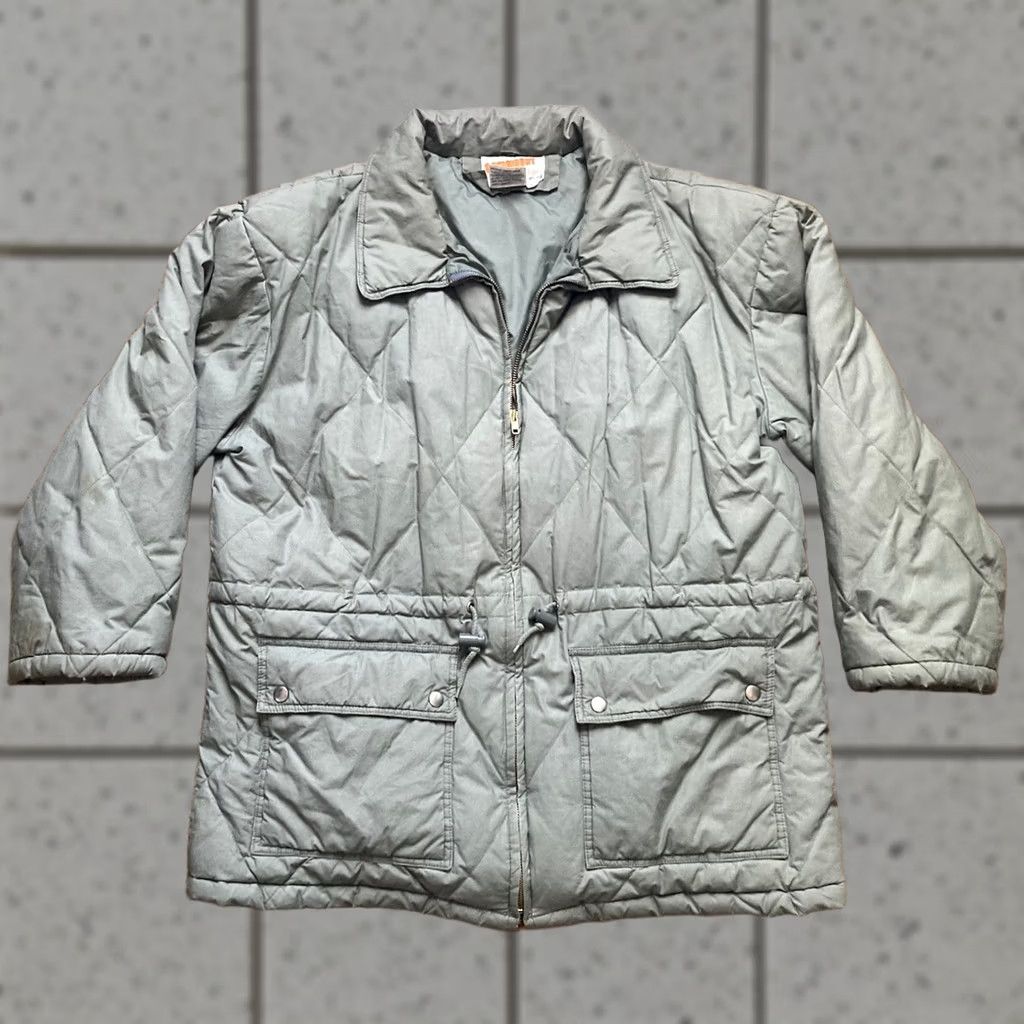 Vintage VINTAGE Catamount Trail Puffer Jacket Duck Down Quilted Military Mens Large Green Chore Size US L / EU 52-54 / 3 - 1 Thumbnail