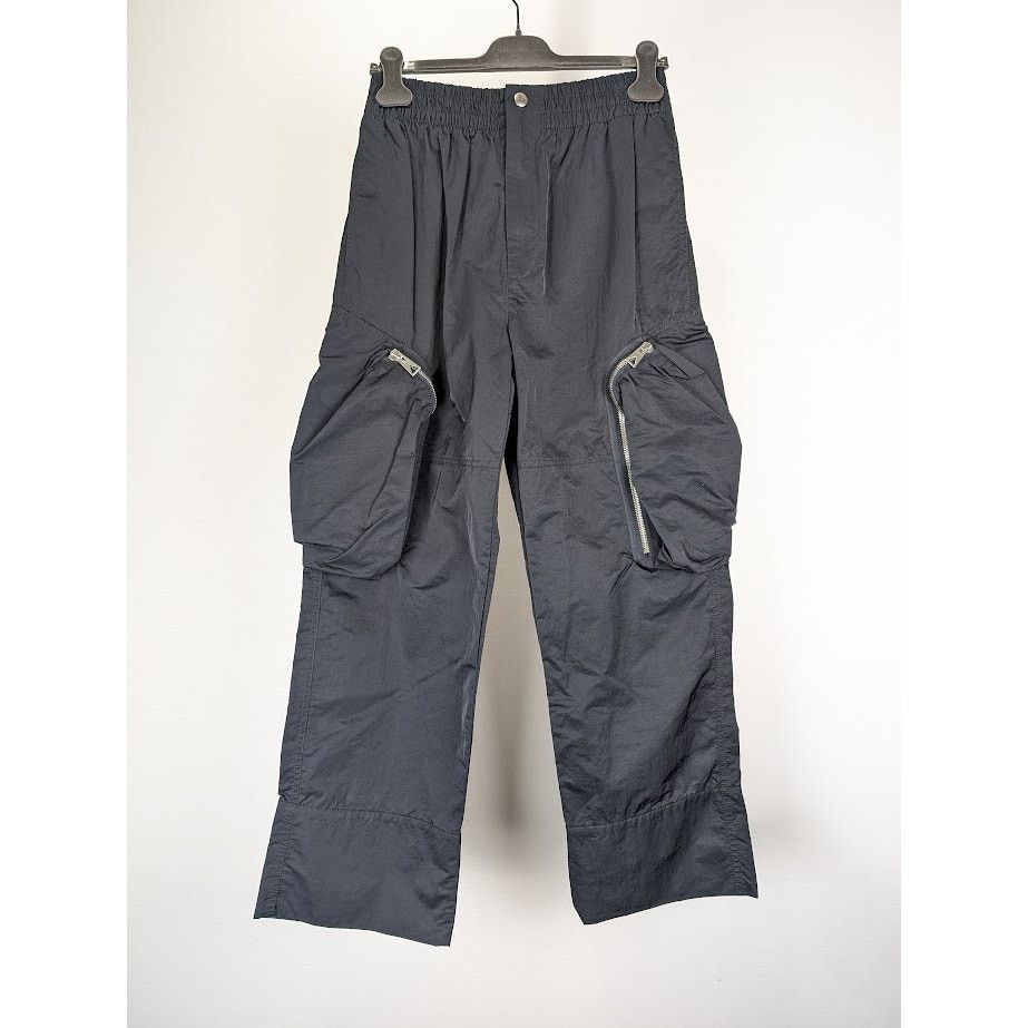 Bottega Veneta o1rshd1 Trousers Tech Nylon in Dark Navy Size US 30 / EU 46 - 1 Thumbnail
