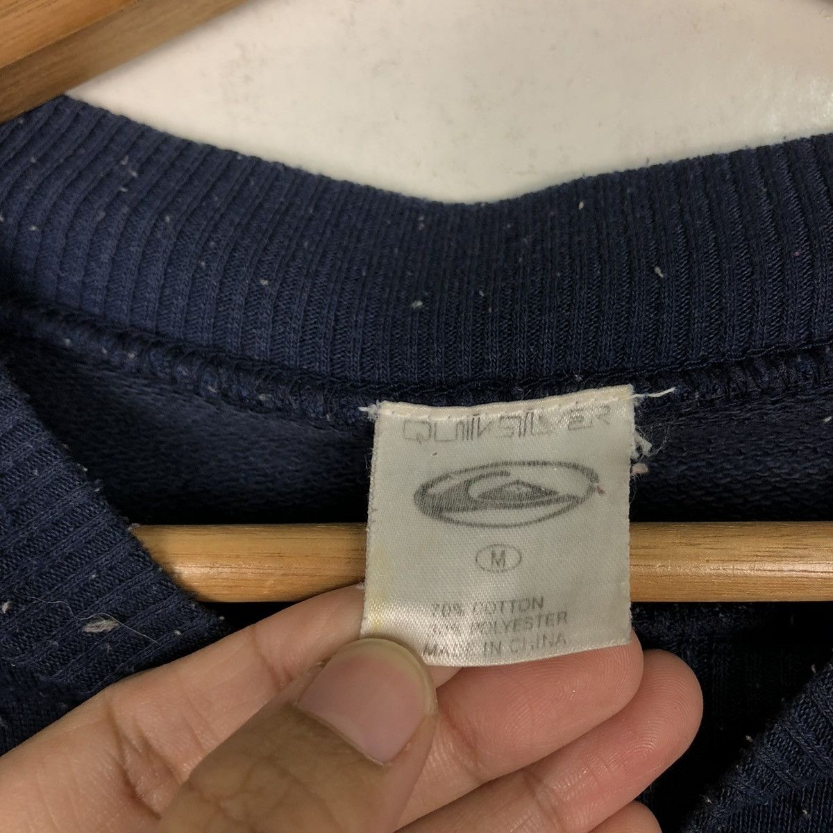 Quiksilver 🔥Vintage Sweatshirt Crewneck Quicksilver Big Logo Skate Size US M / EU 48-50 / 2 - 12 Thumbnail