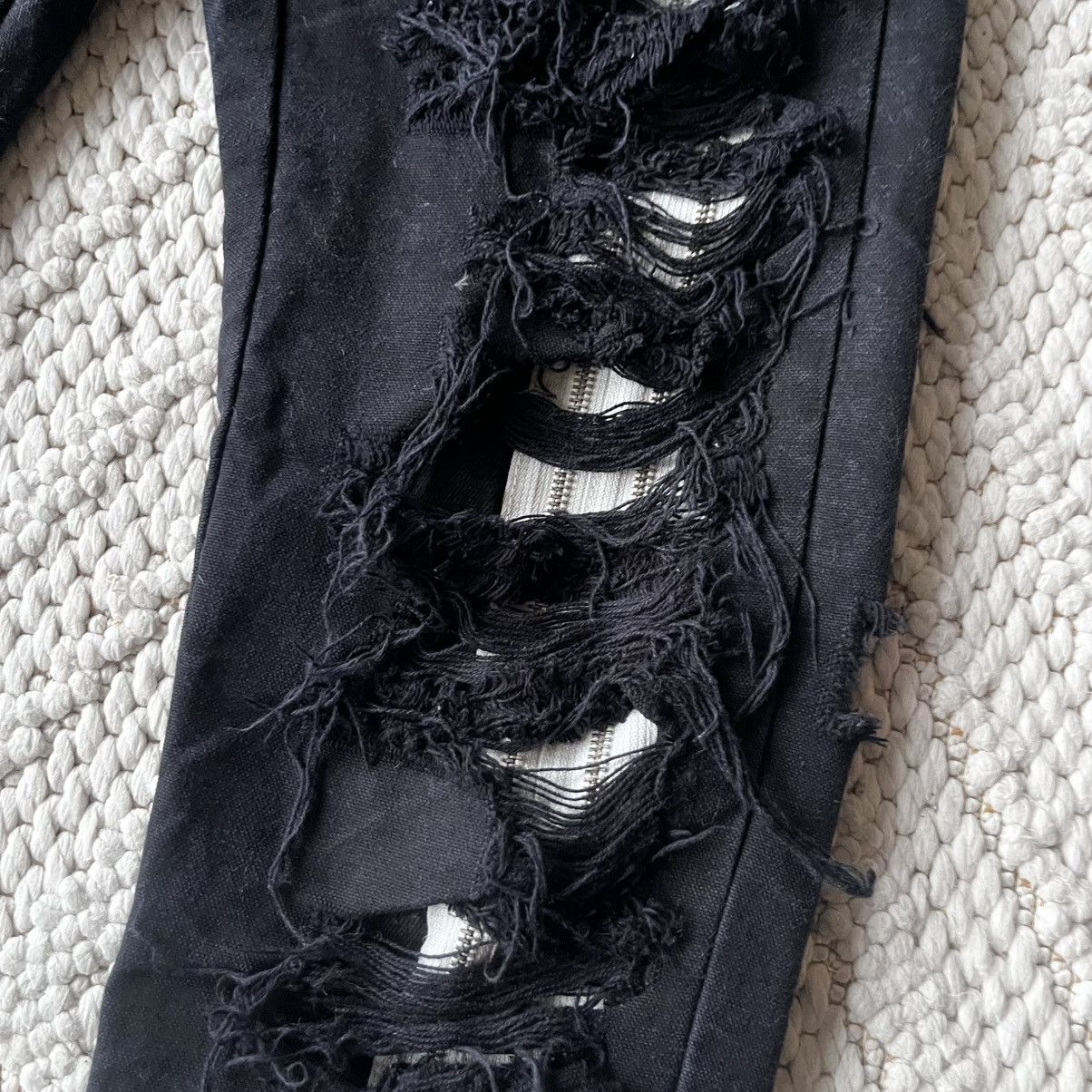 Hood By Air Hood By Air SS15 double layer zipper distressed denim Size US 28 / EU 44 - 5 Thumbnail