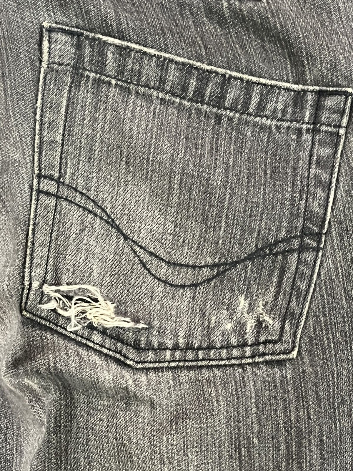 Oakley × Vintage Vintage Oakley Industrial Denim Slim Fit Distressed Denim Size US 31 - 11 Thumbnail