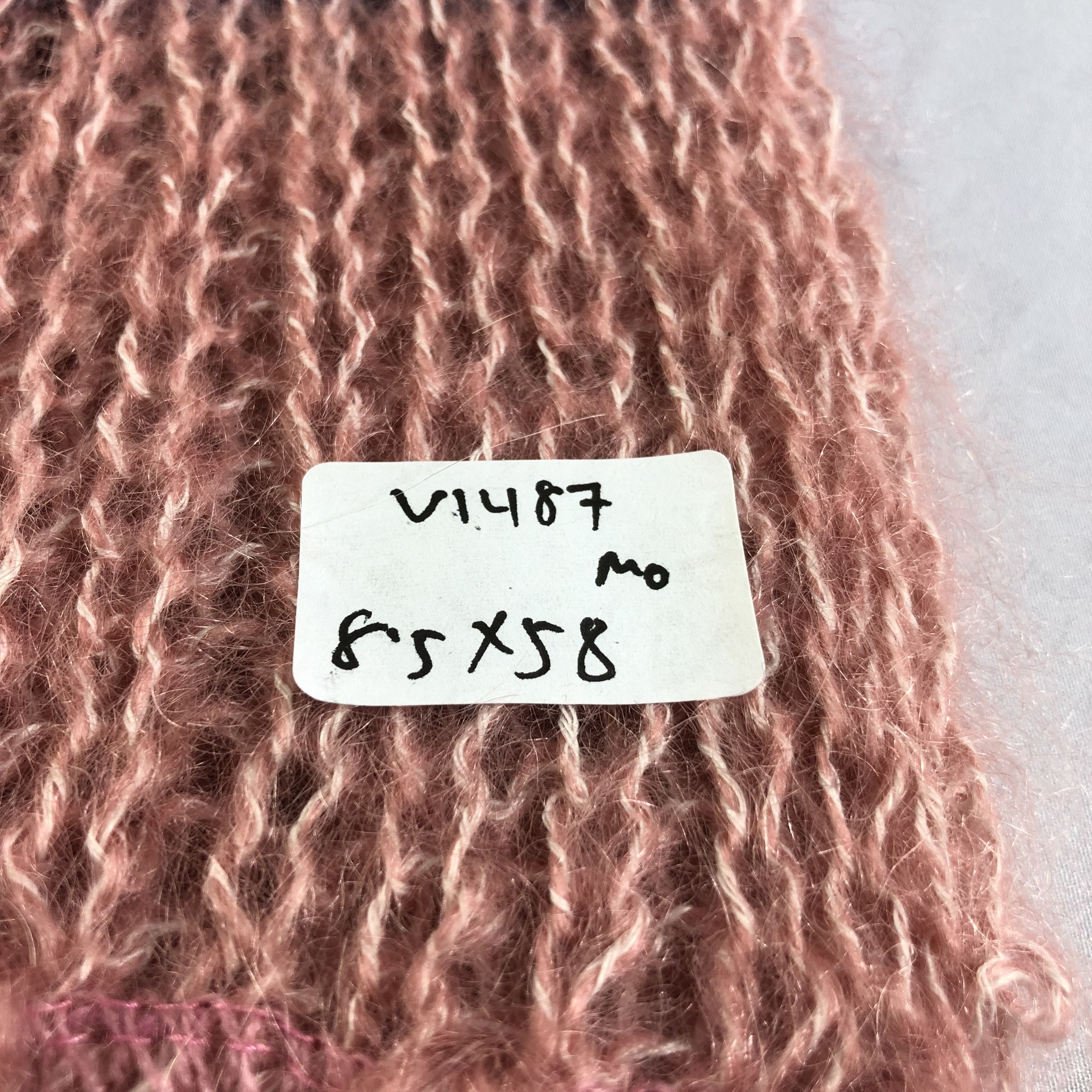 Vintage Striped Mohair Scarf Muffler V1487 Size ONE SIZE - 4 Thumbnail