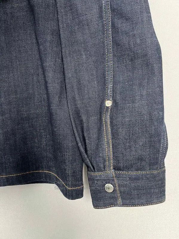 Dior Dior Spring Autumn Denim Long Sleeve Coat . Size US XXL / EU 58 / 5 - 6 Thumbnail