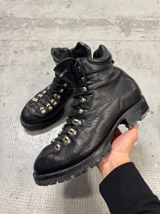 Dsquared2 Dsquared2 Hiking Boots Black Leather Boots Size US 8.5 / EU 41-42 - 1 Thumbnail