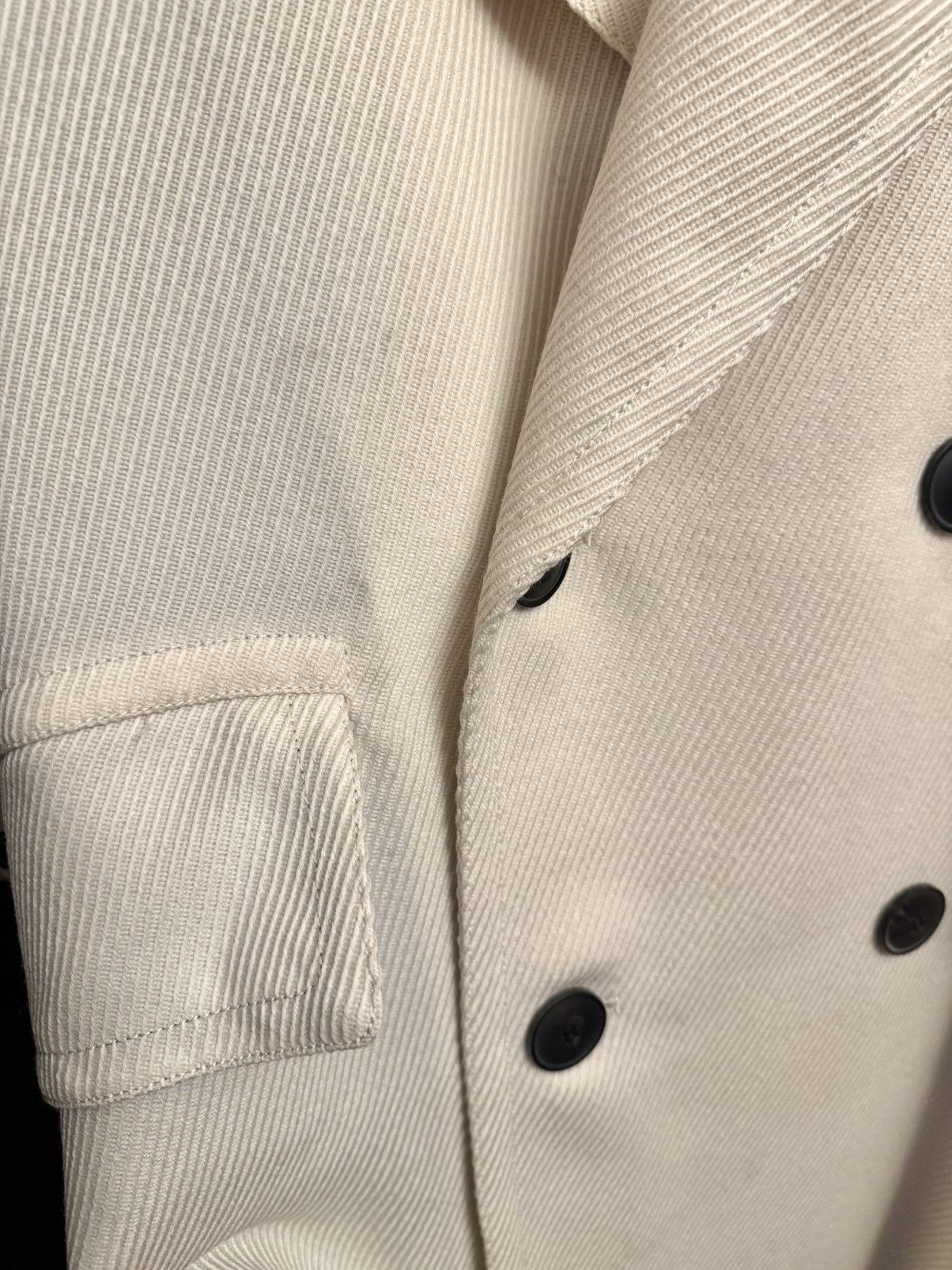 AMI Ami Paris runway fw20 cream wool coat 42 xxs men Size US XS / EU 42 / 0 - 12 Thumbnail