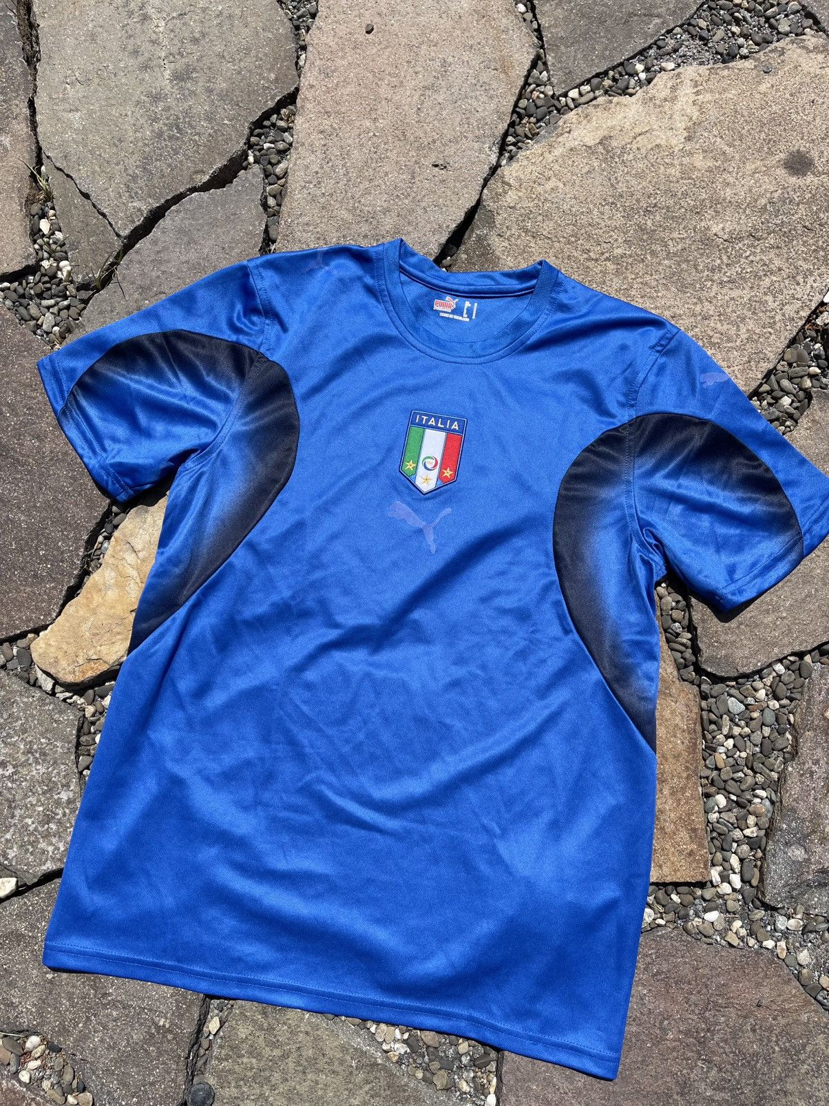 Neil Barrett × Puma 2005 Puma Italy Vintage soccer jersey Neil Barrett Italia Size US S / EU 44-46 / 1 - 2 Thumbnail