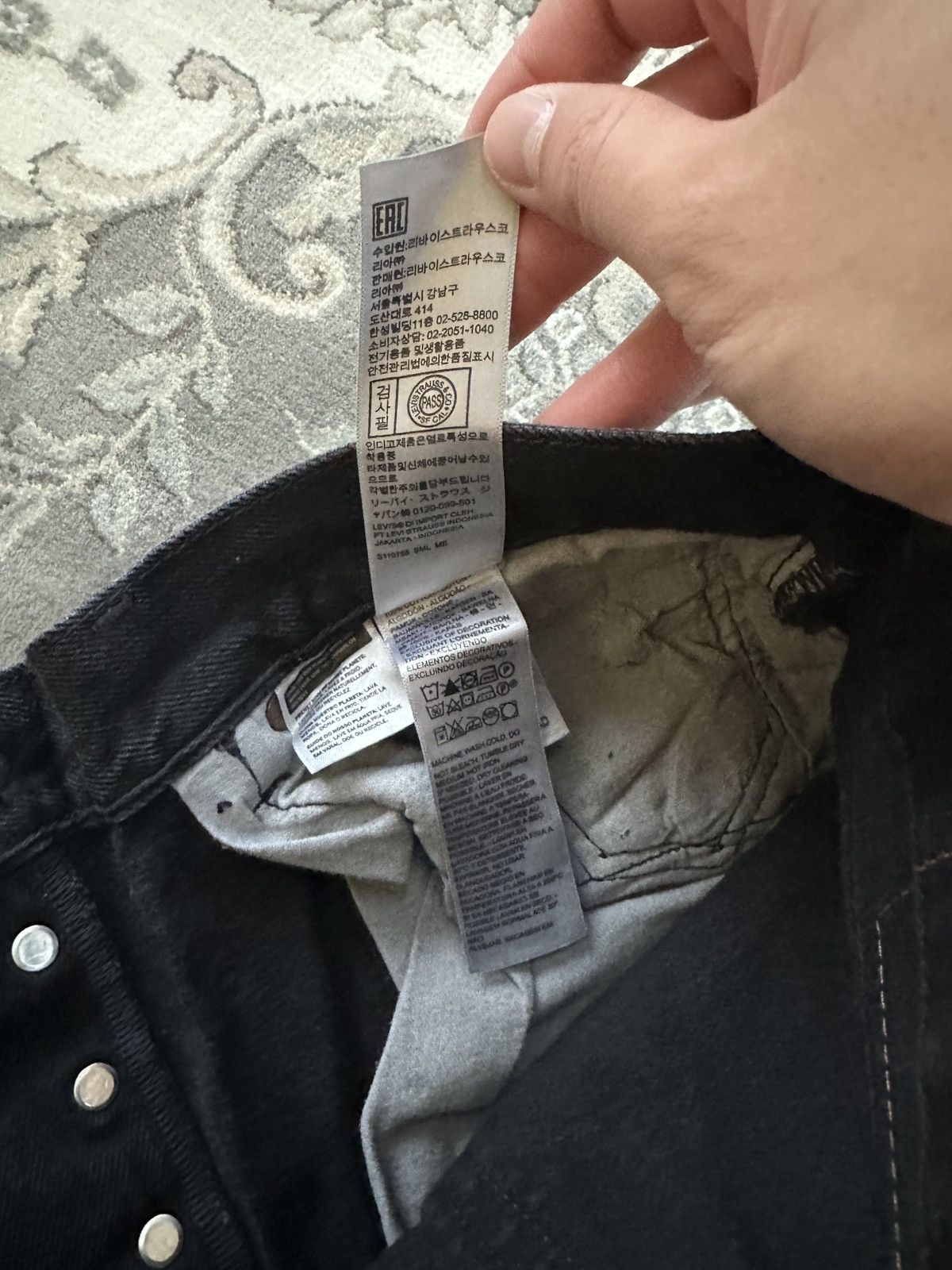 DENIM TEARS × Levi's Denim Tears Rockstar Studded Jeans Size US 32 / EU 48 - 5 Thumbnail