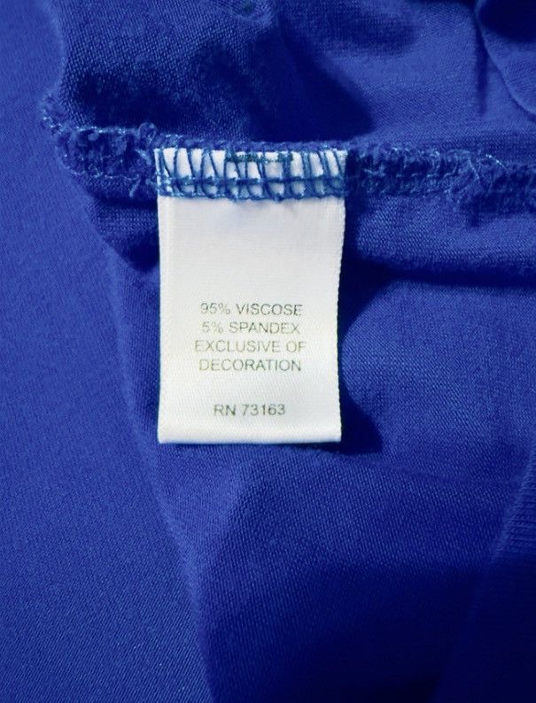 Other Cable & Gauge Royal Blue Grommet Cold-Shoulder Top Womens XL Size XL / US 12-14 / IT 48-50 - 4 Thumbnail