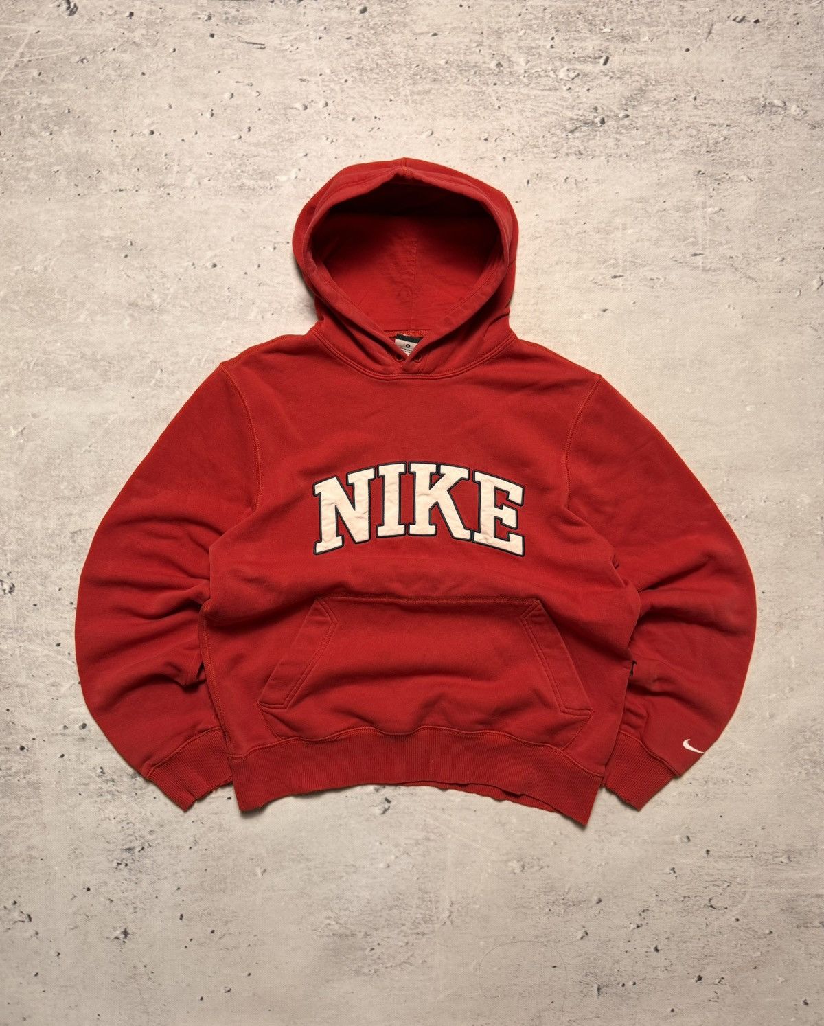 Nike × Vintage NIKE VINTAGE CENTER LOGO OVERSIZE BOXY HOODIE Size US S / EU 44-46 / 1 - 1 Thumbnail