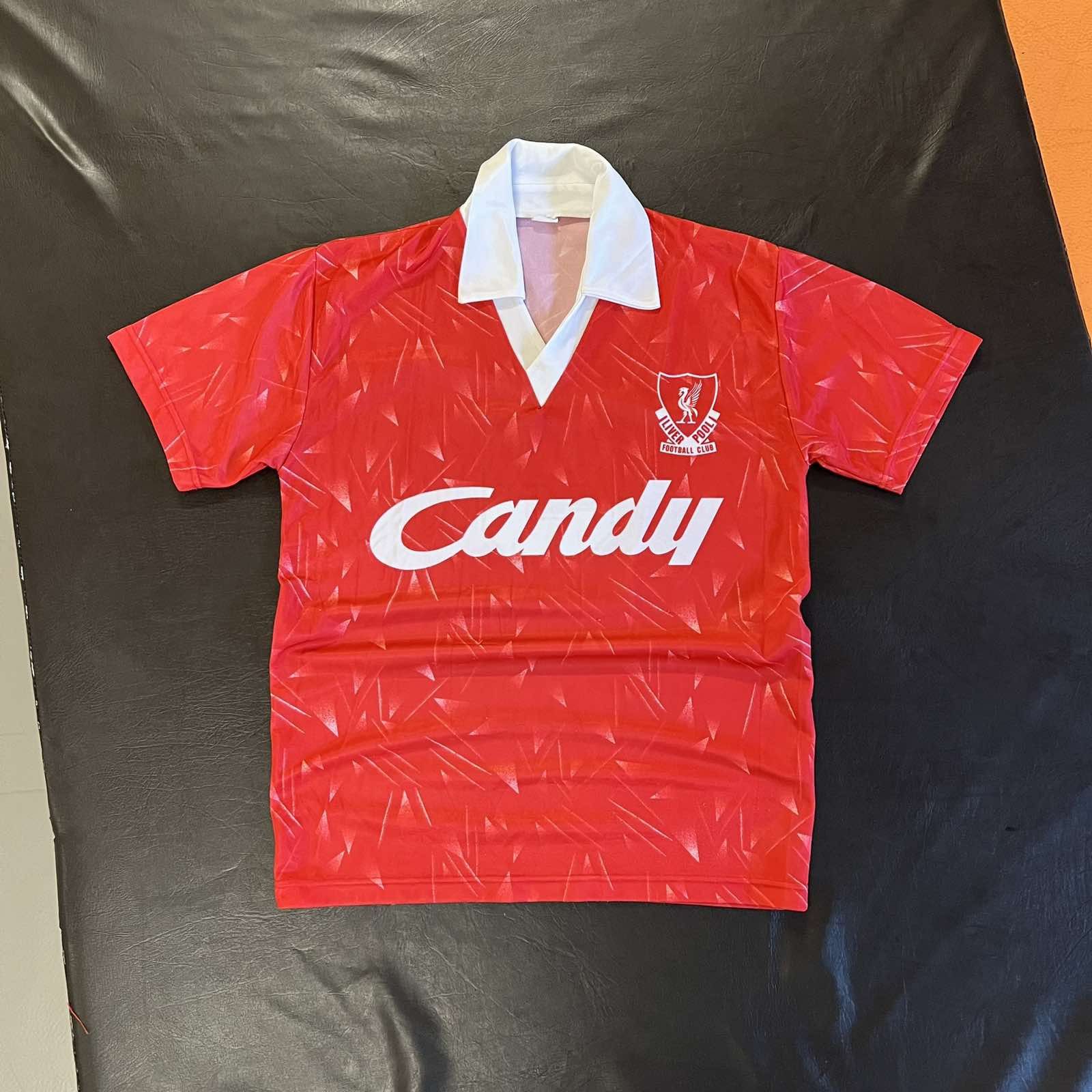 Vintage Vintage Liverpool Retro Candy Soccer Jersey Shirt Kit Tee Size US S / EU 44-46 / 1 - 1 Thumbnail