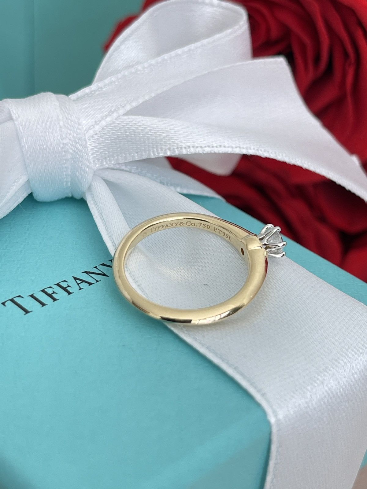 Tiffany & Co. Tiffany & Co. Solitaire YG Diamond Ring .18ct sz 4.5 Size ONE SIZE - 15 Thumbnail