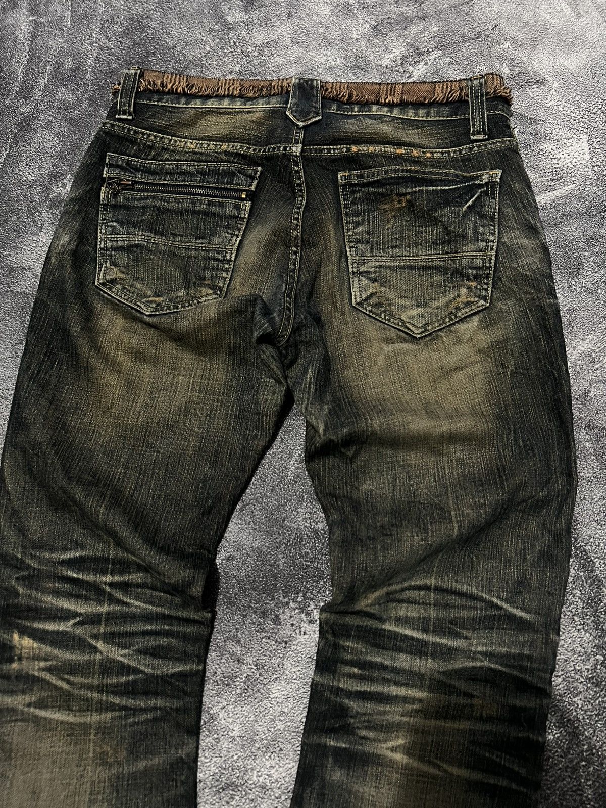 Tornado Mart The Cross Mudwash Jeans Size US 31 - 8 Thumbnail