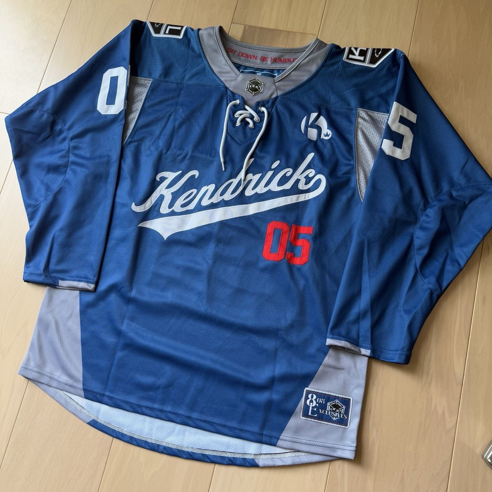 NHL Kendrick Lamar Hockey Jersey Medium Blue Elev808 Designs Size US M / EU 48-50 / 2 - 7 Thumbnail