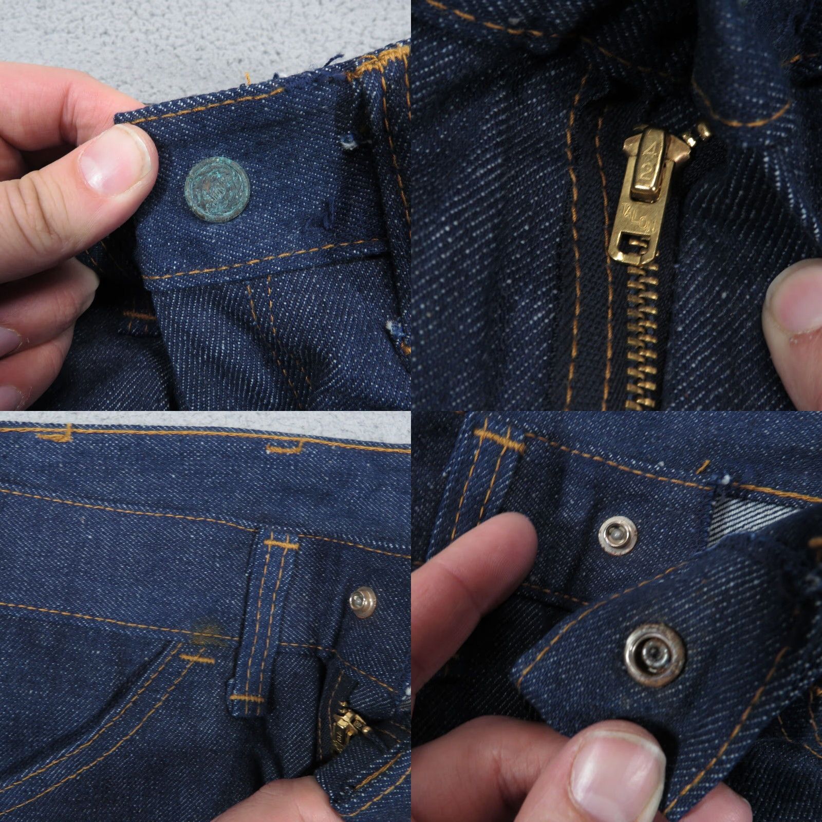 Cherokee VINTAGE Jeans Mens 29x33 Flared 70s Bell Bottom USA Made Indigo Talon Sanforized Size US 29 - 8 Thumbnail