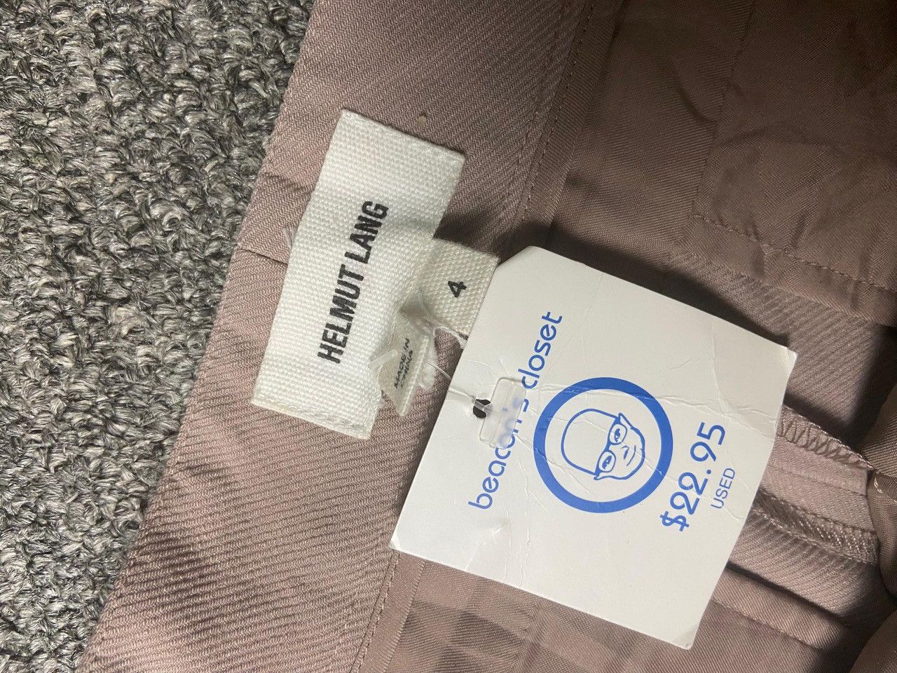 Helmut Lang Vintage Helmu Tlang Casual Pants (152) Size 31" - 8 Thumbnail