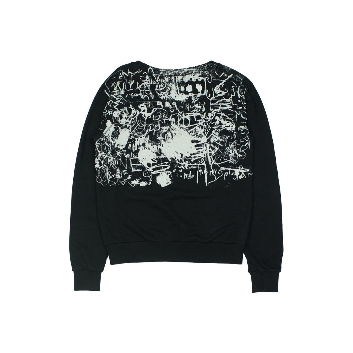 image of Saint Laurent Paris Saint Laurent Abstract Print Sweatshirt, Women's (Size Small)
