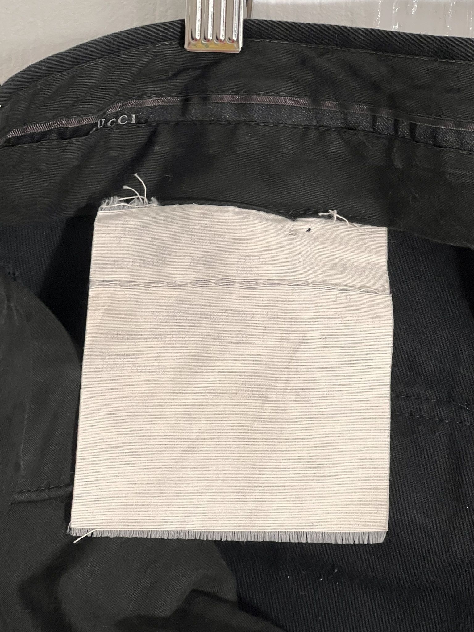 Gucci GUCCI Long Pants Button Pockets Regular Fit Black 34 Size US 34 / EU 50 - 7 Thumbnail