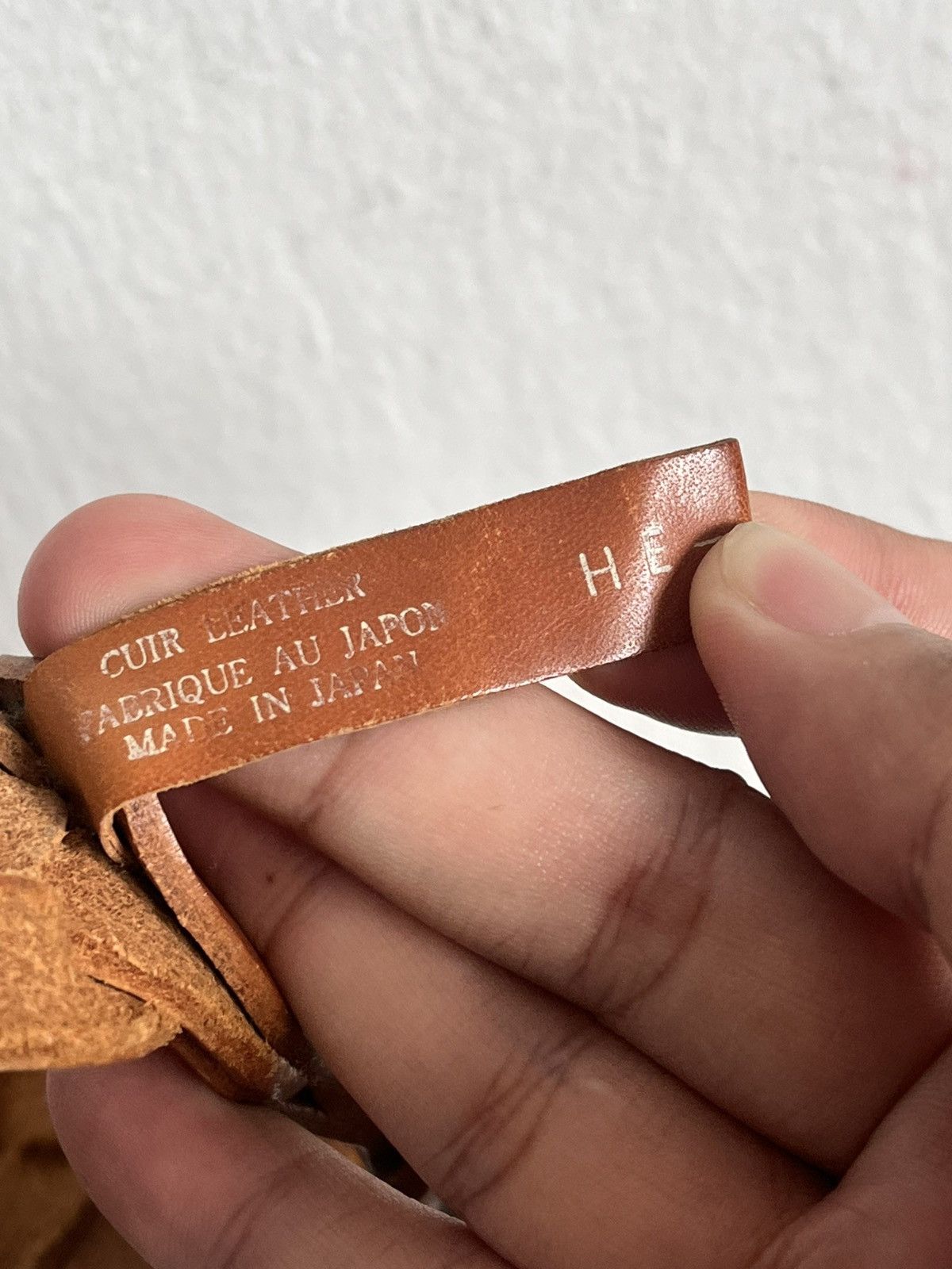 Yohji Yamamoto Yohji yamamoto leather belt Size 32 - 4 Thumbnail