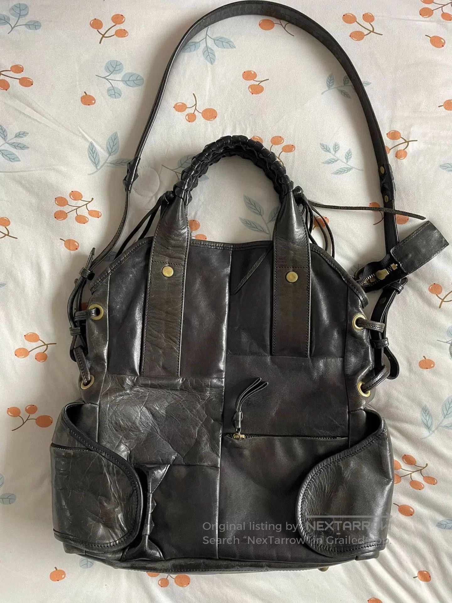 Berluti corneliani leather handbag crossbody bag. Size ONE SIZE - 2 Thumbnail