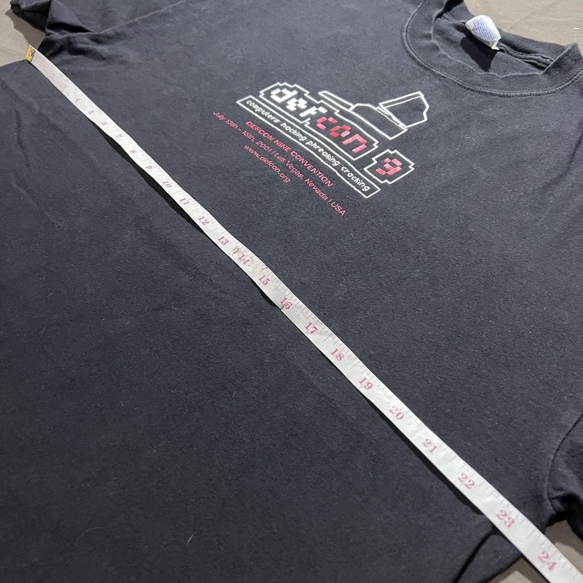 DEFCON Very Rare Vintage Defcon 9 Promo Tee Computer Hacking Size US XL / EU 56 / 4 - 5 Thumbnail