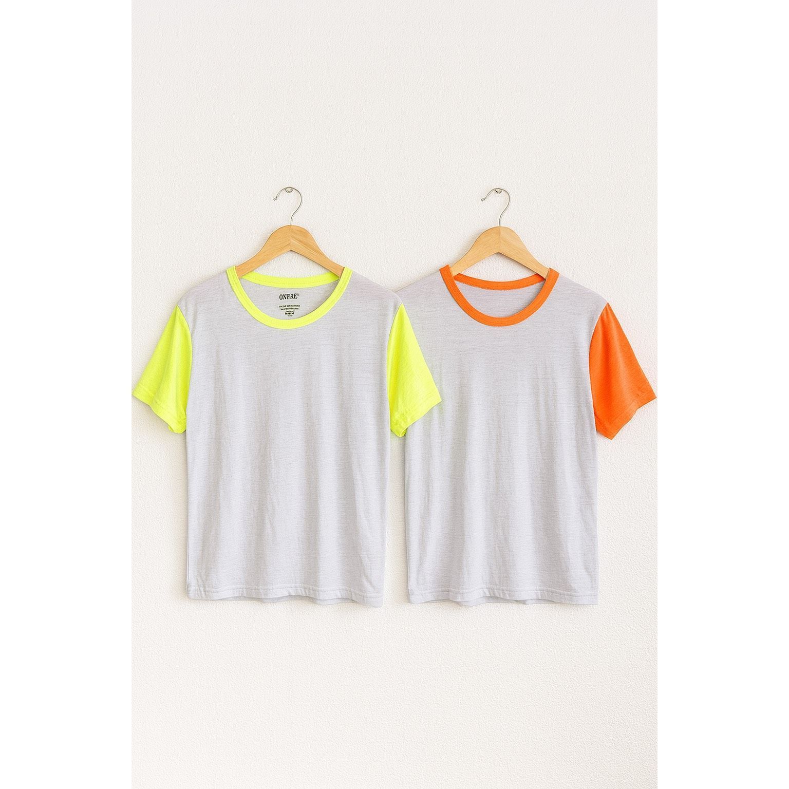 Other ON FIRE Women’s Color Block T-Shirt Bundle | Neon Yellow & N Size S / US 4 / IT 40 - 3 Thumbnail