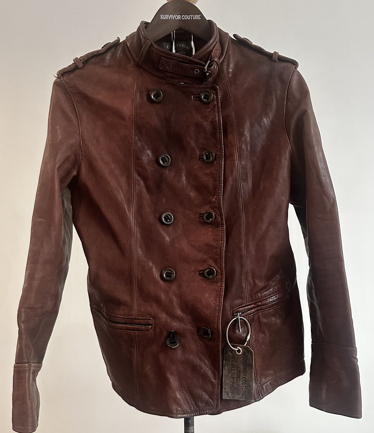 ジャケット・アウター Converse x John Varvatos Leather Jacket Converse Converse John Varvatos Leather Jacket | Grailed