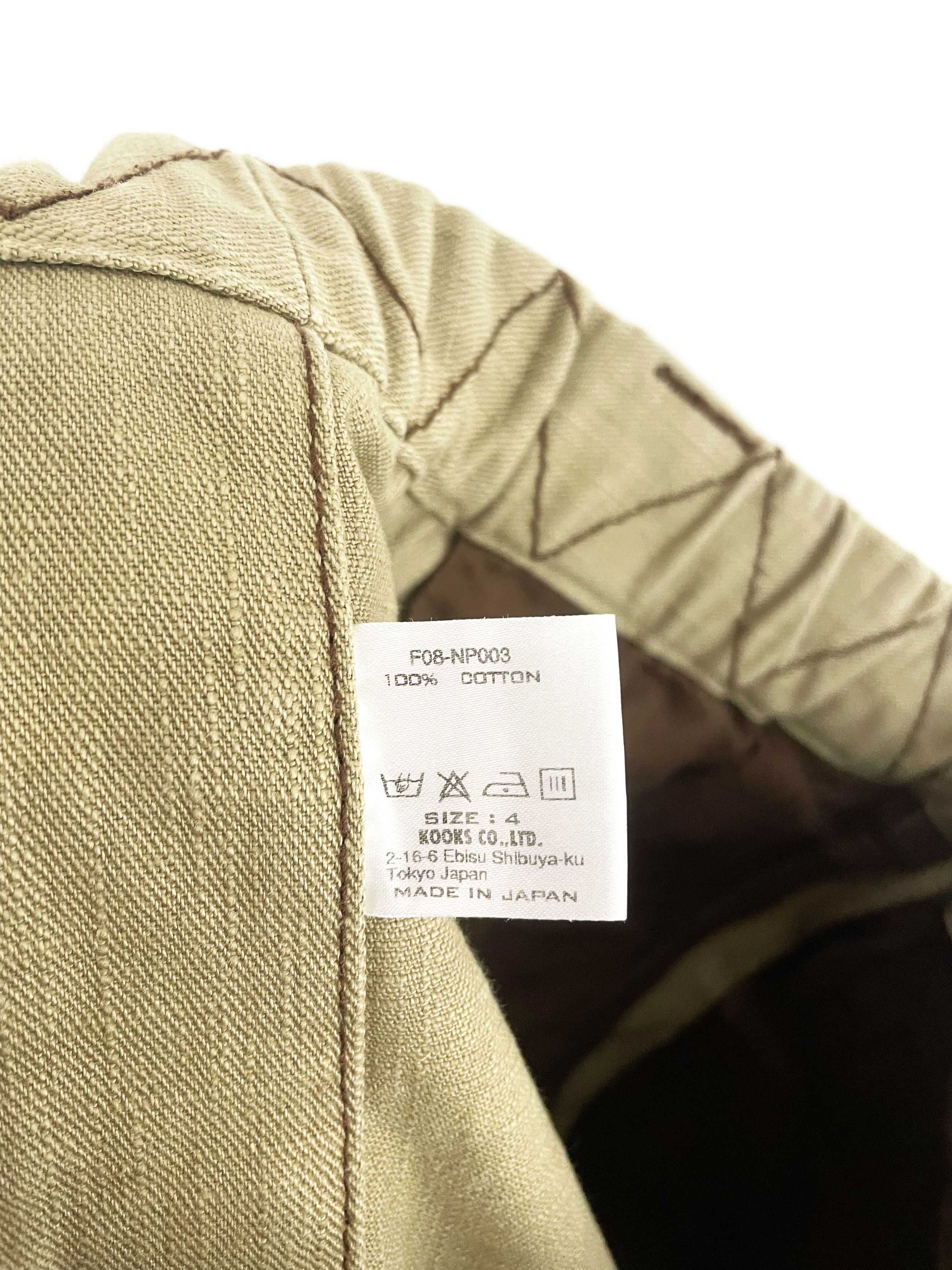 Number (N)ine AW08 Contrast Stitch Pants Size US 34 / EU 50 - 10 Thumbnail