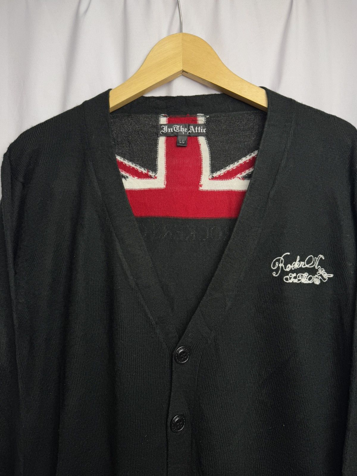 Japanese Brand Intheattic Cardigan Rockers England Ifsix Lgb Style Size US L / EU 52-54 / 3 - 3 Thumbnail