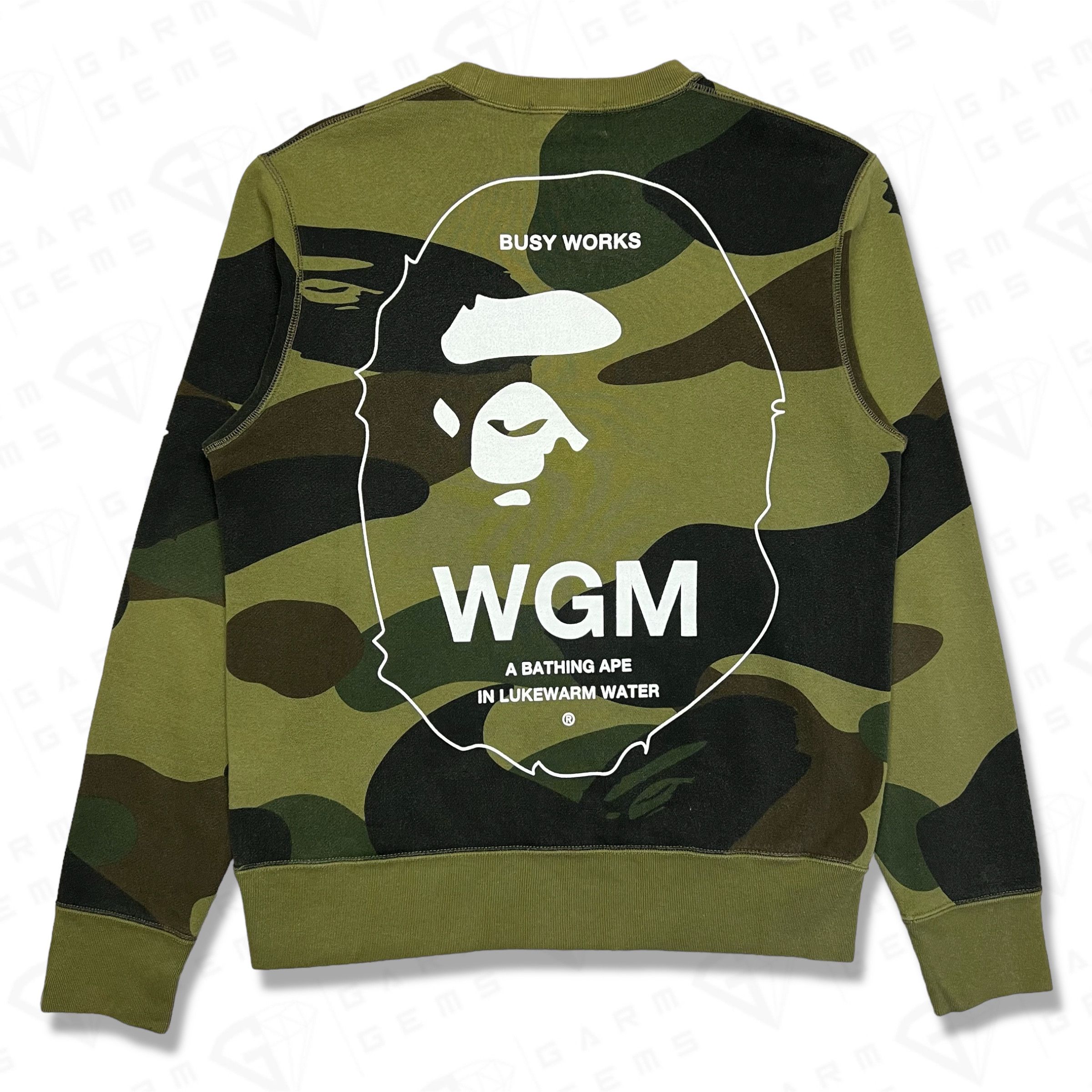 Bape A Bathing Ape 1st Camo Ape Head Sweatshirt Size US S / EU 44-46 / 1 - 2 Thumbnail