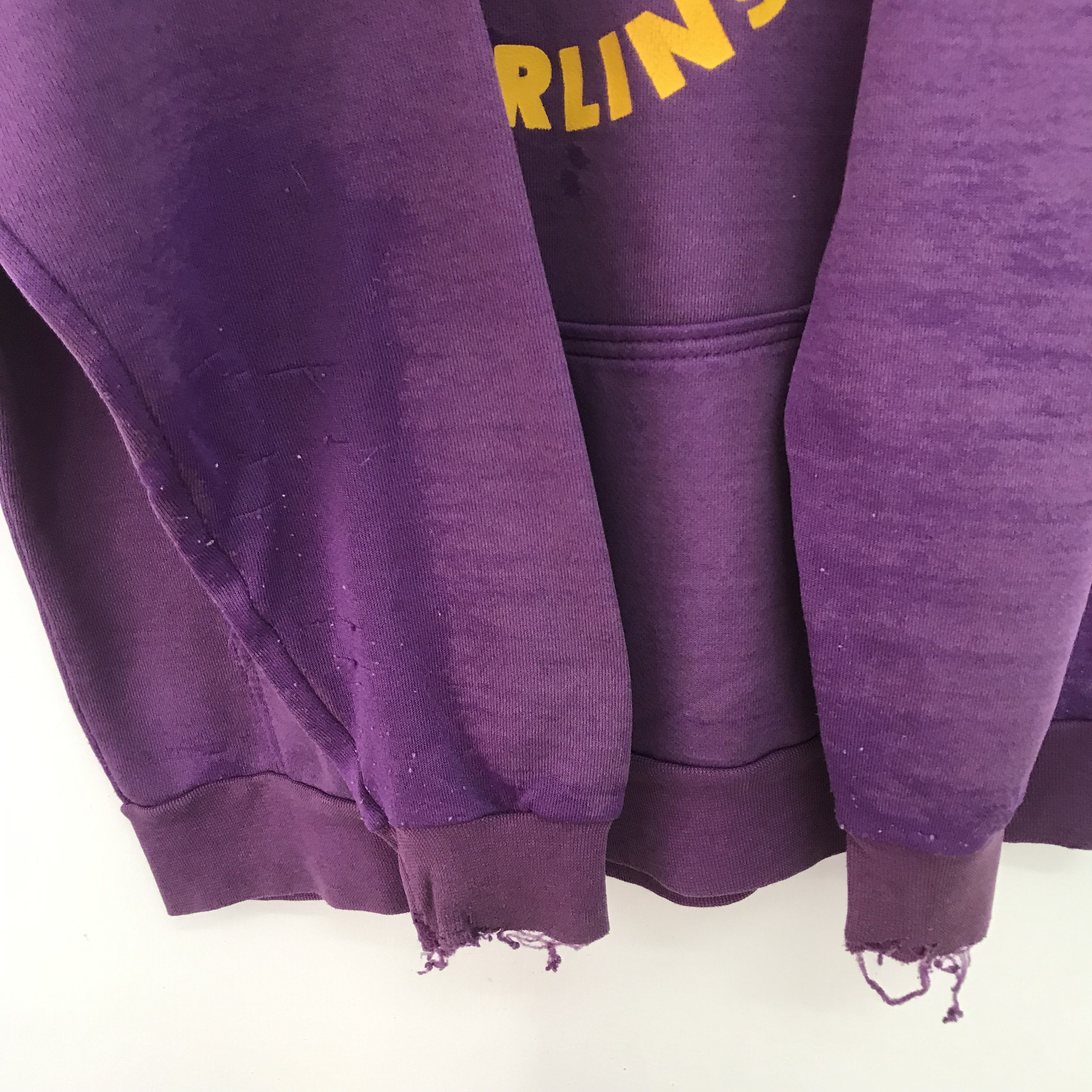 Japanese Brand Vintage 90s Distressed Mannheim Marlins Purple - 449 Size US L / EU 52-54 / 3 - 6 Thumbnail