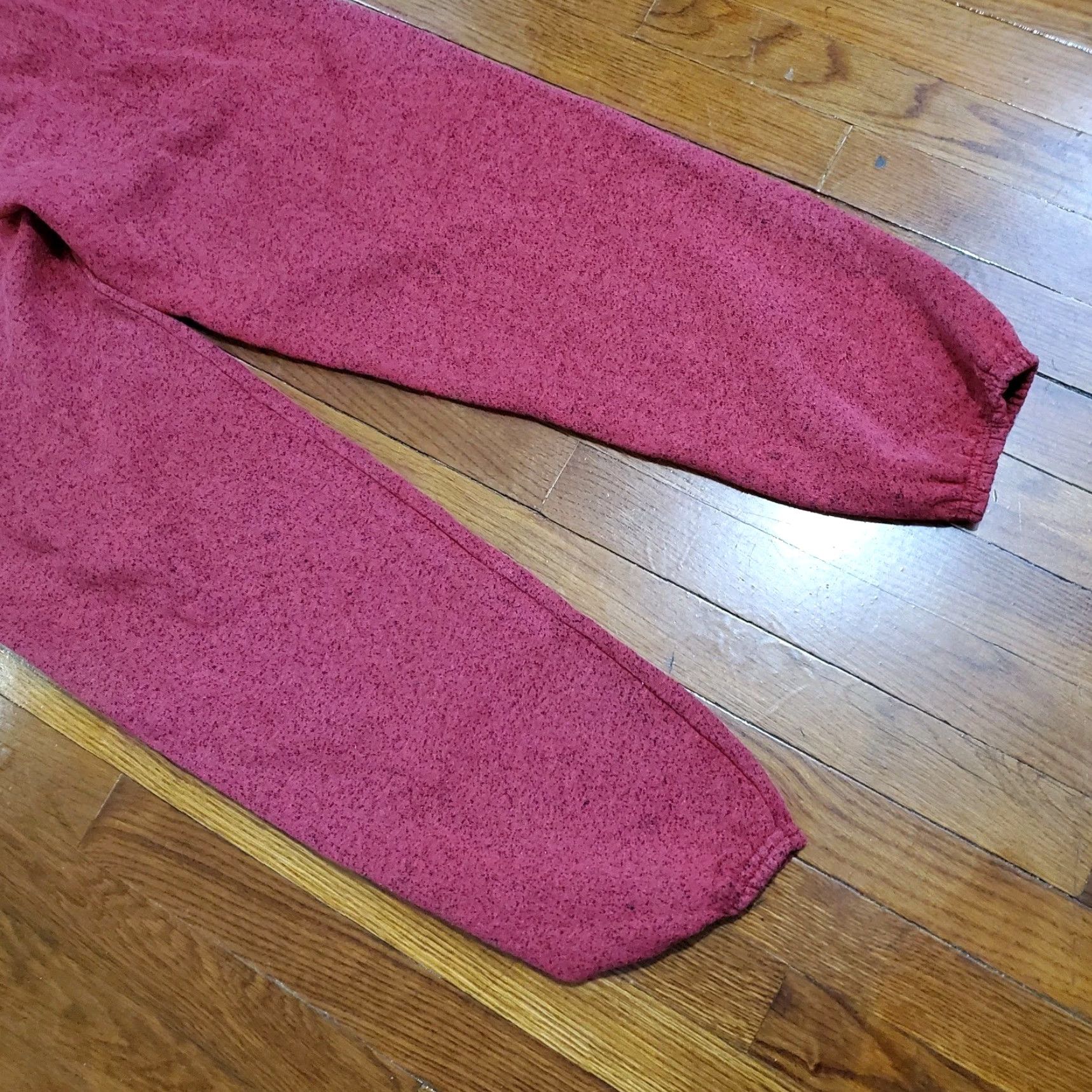 Tultex VINTAGE Tultex Sweatpants Men M Red 90s USA Street Wear Sweatpants Athletic Pockets Elastic Waist Drawstring Size US 31 - 2 Thumbnail