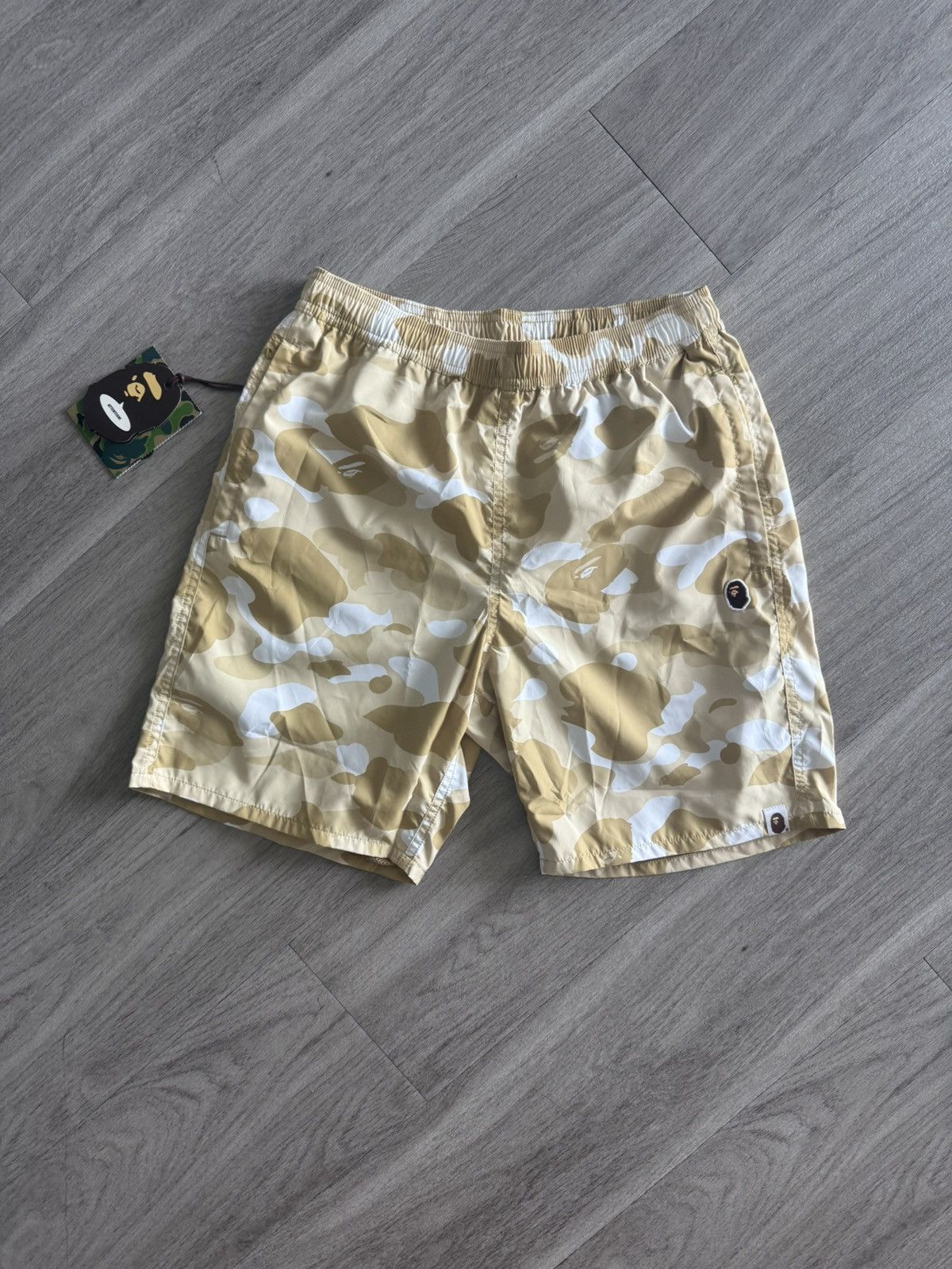 Bape Bape Yellow Camo Swim Shorts Size US 28 / EU 44 - 1 Thumbnail