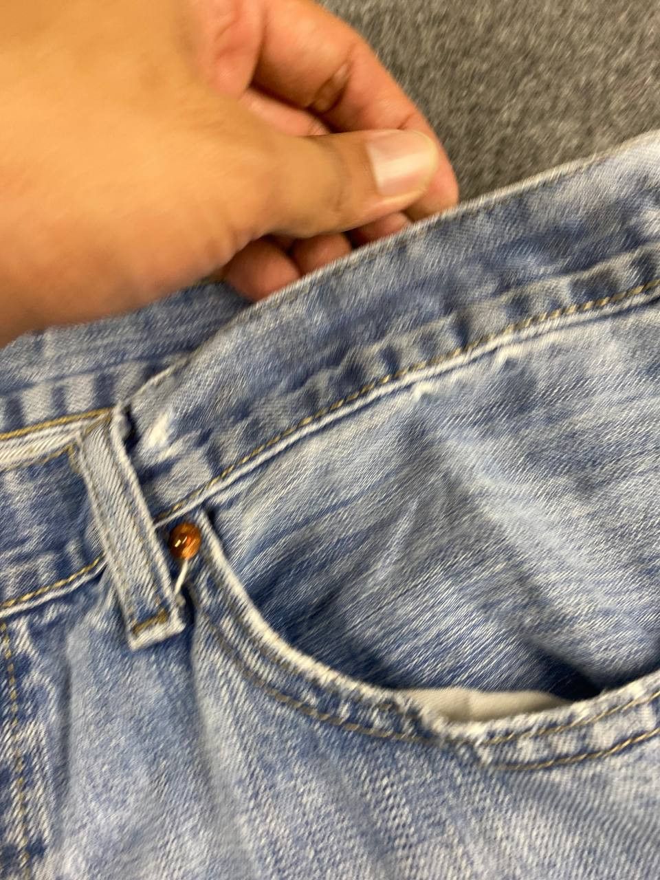 Levi's vintage levis distressed denim nice design Size US 38 / EU 54 - 13 Thumbnail