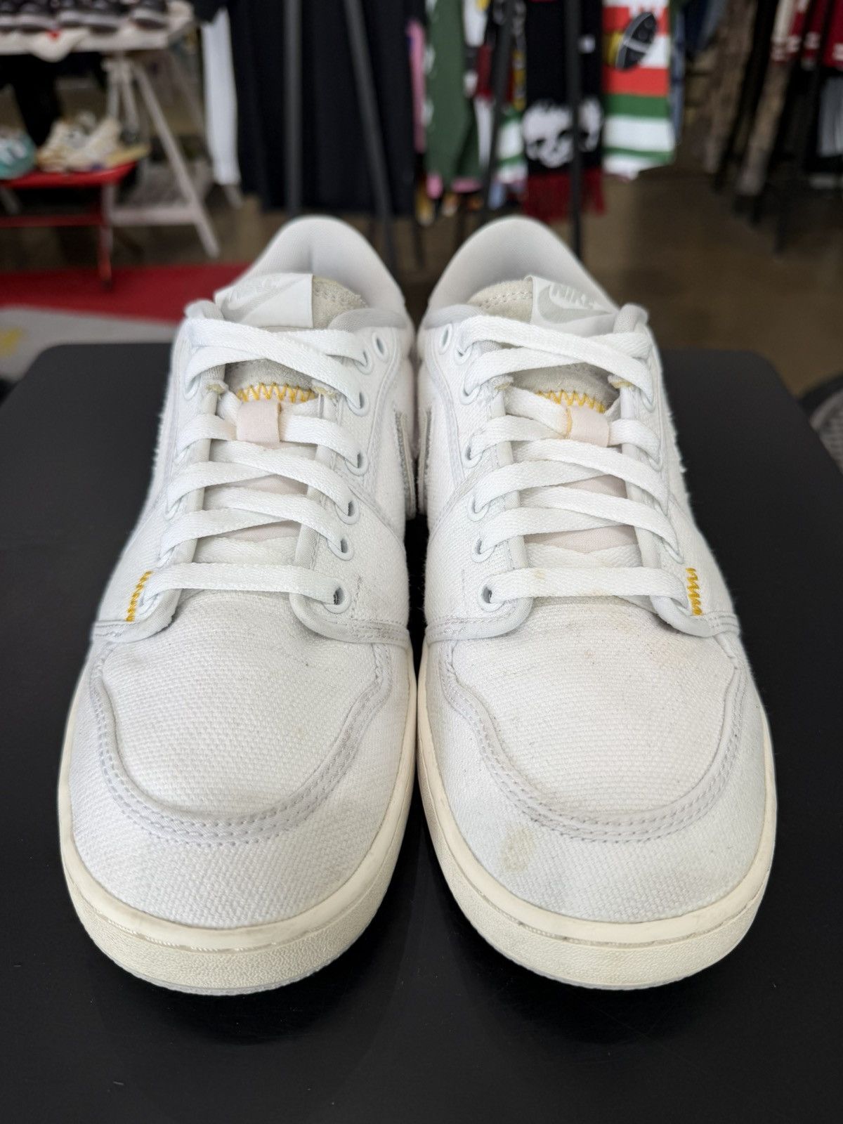 Jordan Brand × Union LA Jordan 1 Low Union White Canvas Size 8.5 (2023) Size US 8.5 / EU 41-42 - 2 Thumbnail