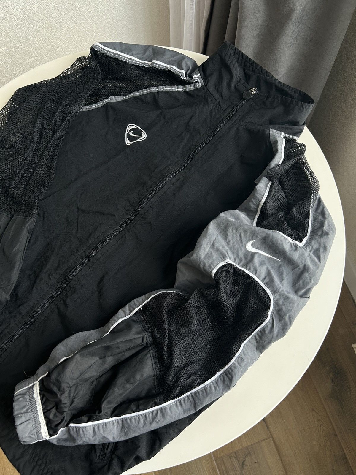 Nike Vintage Avant Garde Nike Logo Mesh Light Jacket Size US M / EU 48-50 / 2 - 18 Thumbnail