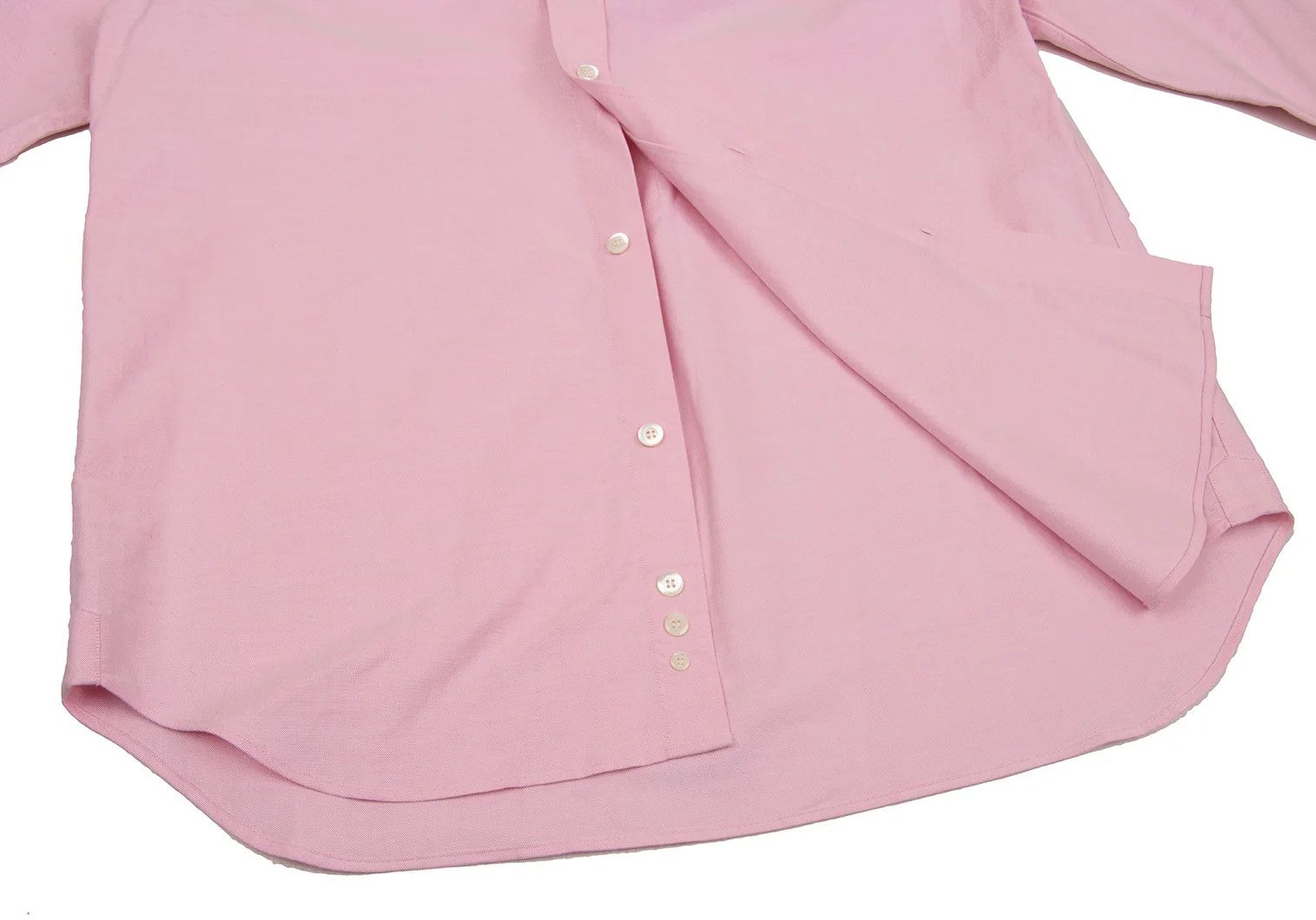 Junya Watanabe Cotton Point Embroidery Button-Down Shirt Pink M Size US M / EU 48-50 / 2 - 8 Thumbnail