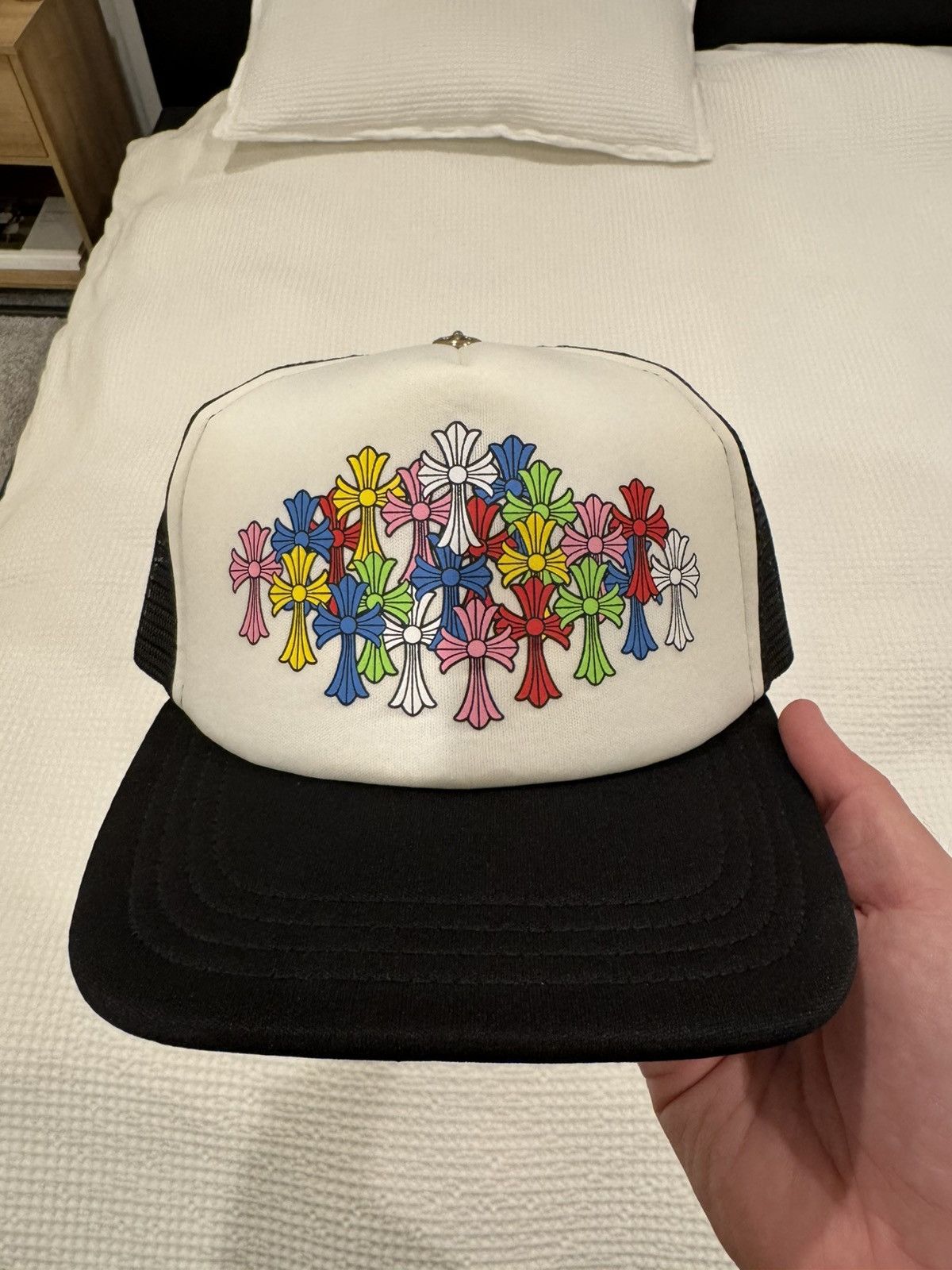 Chrome Hearts Chrome Hearts King Taco Multicolor Cross Trucker Hat Size ONE SIZE - 1 Thumbnail