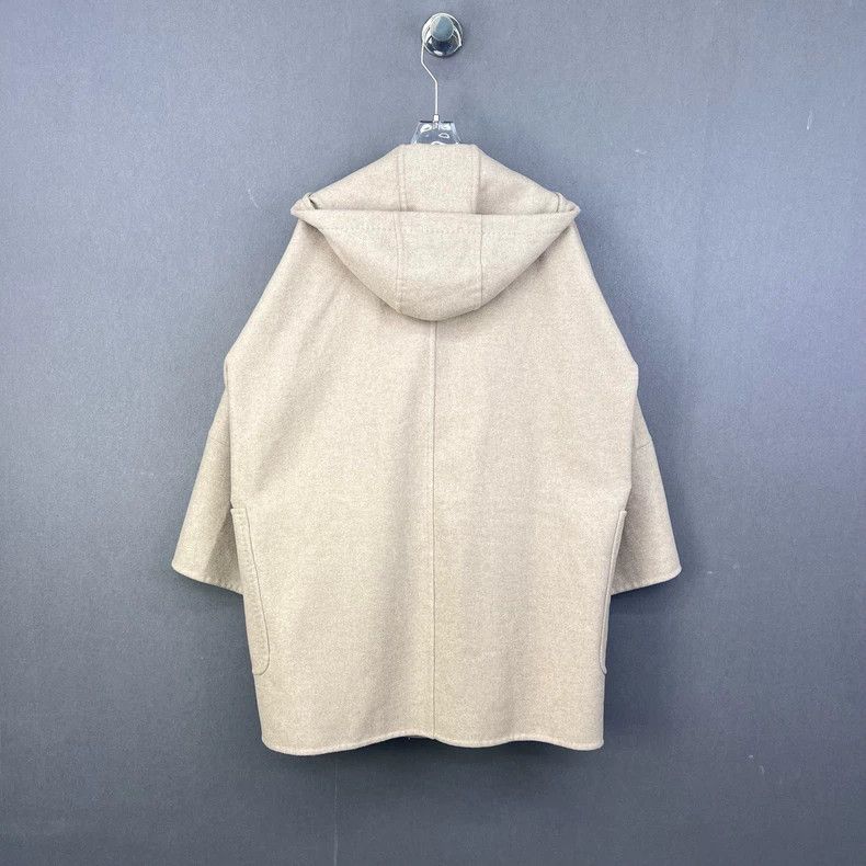 Max Mara Max Mara Beige double-breasted hooded cashmere coat Size XS / US 0-2 / IT 36-38 - 2 Thumbnail