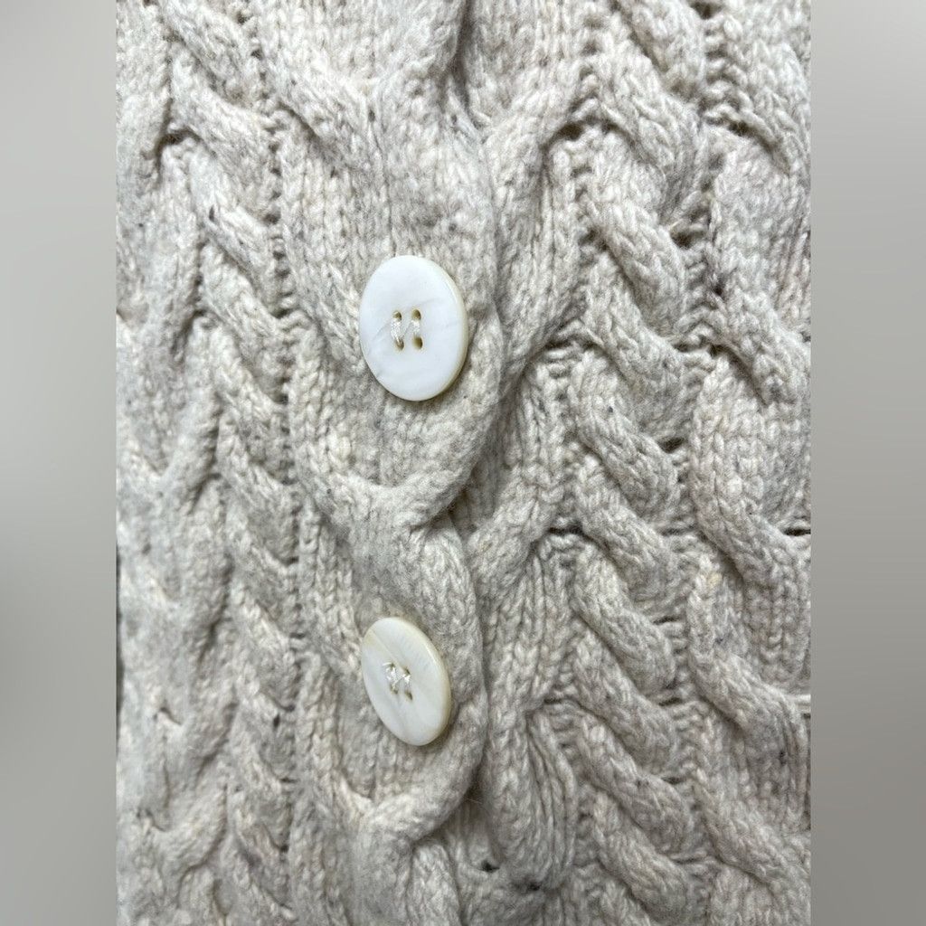 Other IrelandsEye Wool Cashmere Horseshoe Cable Cardigan M Size M / US 6-8 / IT 42-44 - 11 Thumbnail