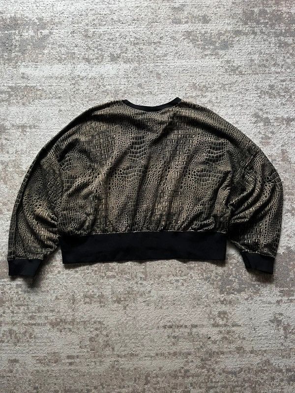 Adidas Adidas Crocodile Sz 46 / L Boxy Sweatshirt Crewneck Size L / US 10 / IT 46 - 7 Thumbnail