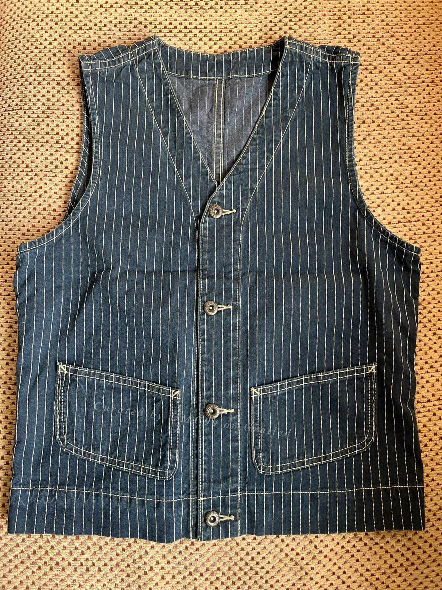 Other Cotton Classic Stripe Vest Size US S / EU 44-46 / 1 - 1 Thumbnail