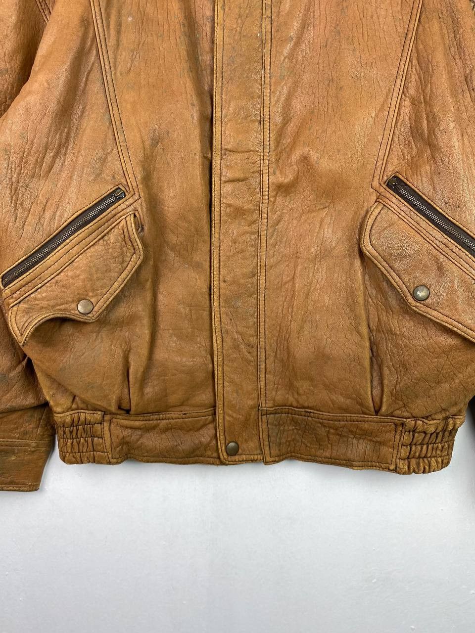 Vintage vintage robo imperial airways leather jacket map lining Size US L / EU 52-54 / 3 - 3 Thumbnail