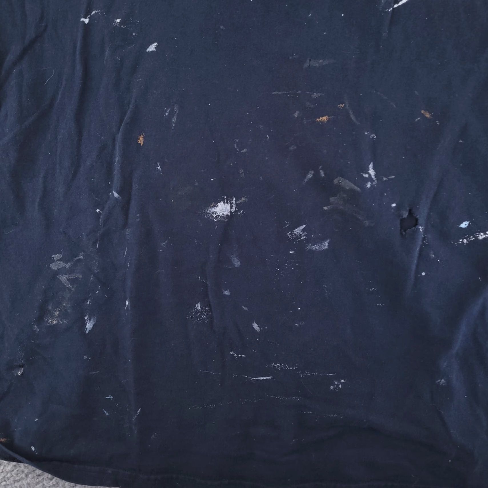 Gildan Village Motorsports T shirt Mens 2XL Black Paint Distressed Splatter Graphic Size US XXL / EU 58 / 5 - 2 Thumbnail