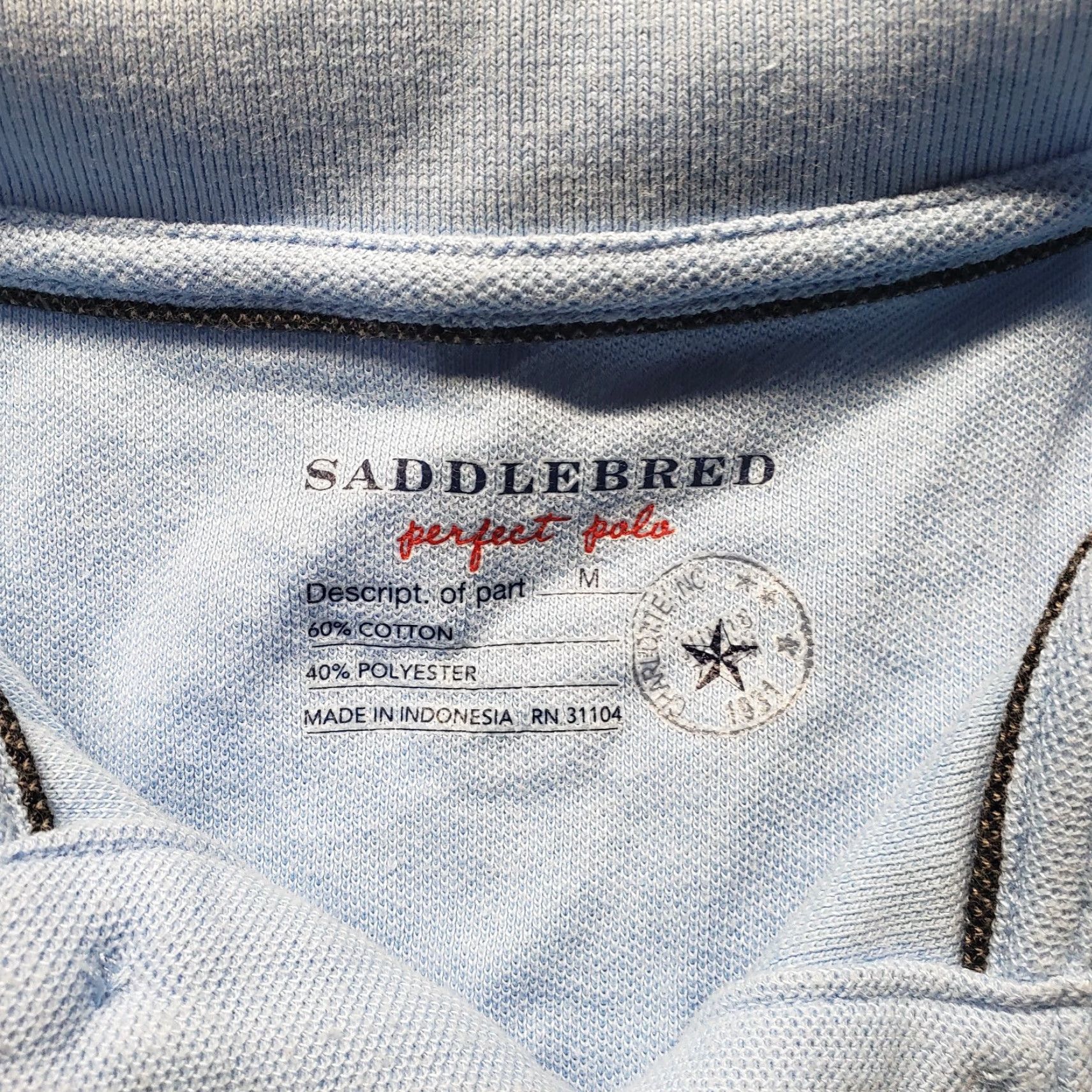 Vintage Saddlebred Polo Shirt Blue Solid Short Sleeve Adult Men M Casual Shirt Polo Shirt Mens Size US M / EU 48-50 / 2 - 3 Thumbnail