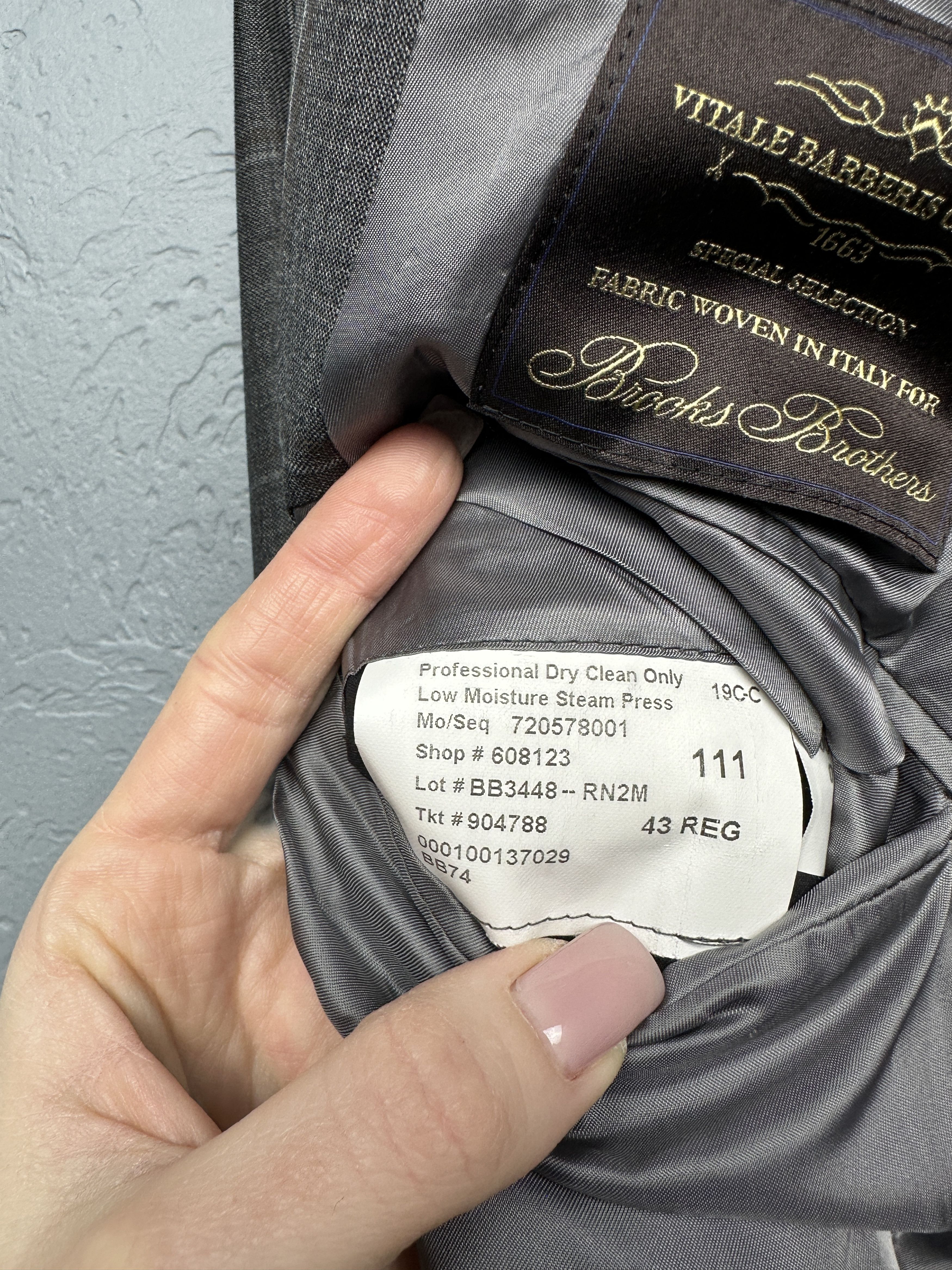 Brooks Brothers Mens Wool Blazer Jacket