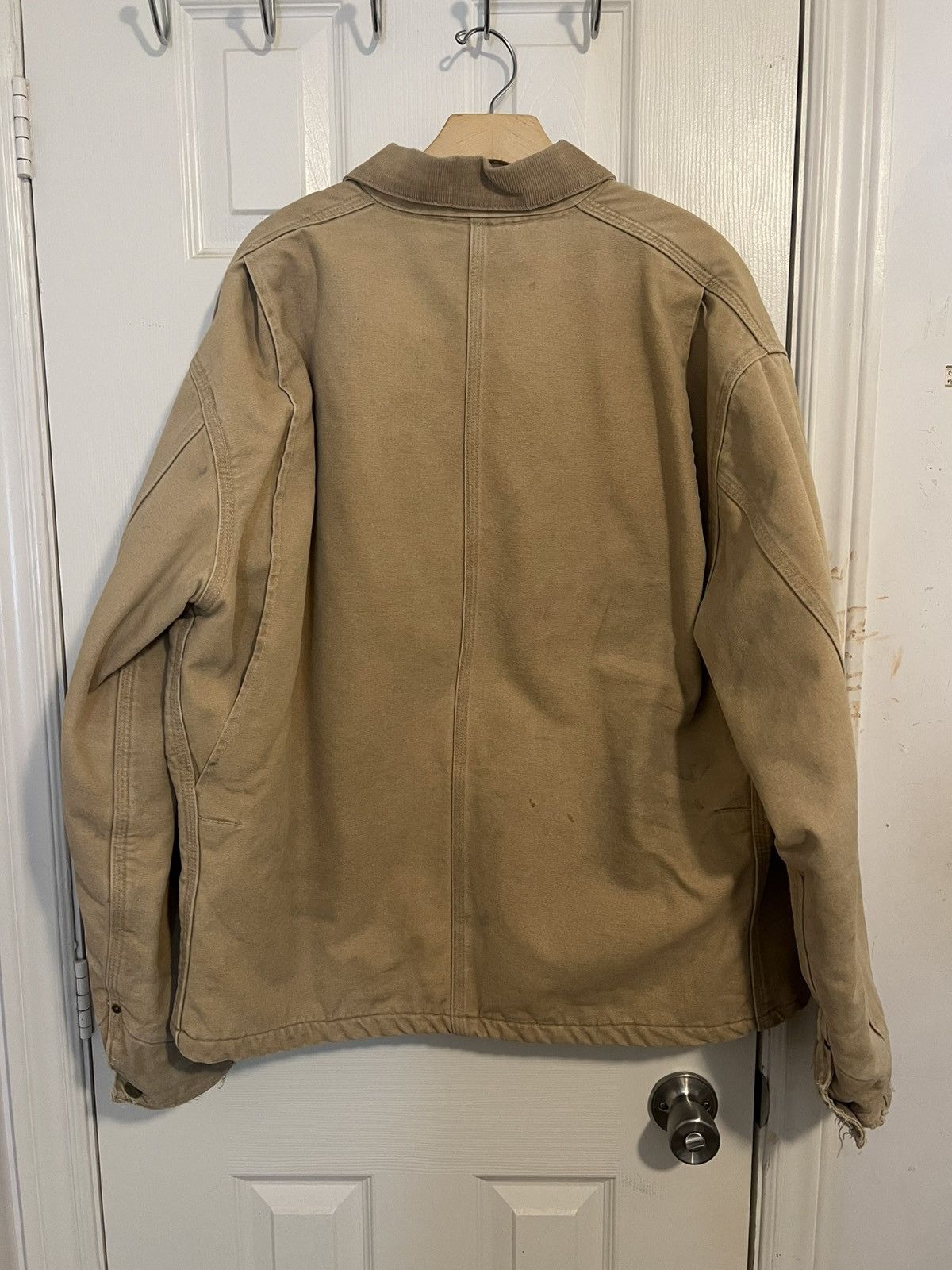 Carhartt Vintage 1980s Carhartt Button up Blanket Lined Chore Coat Size US XL / EU 56 / 4 - 5 Thumbnail